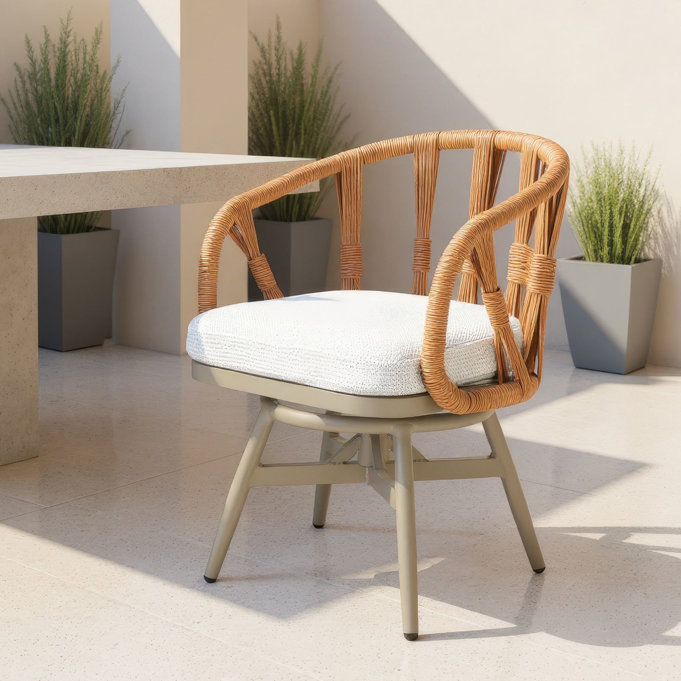 Safal Swivel Dining Chair Multicolor