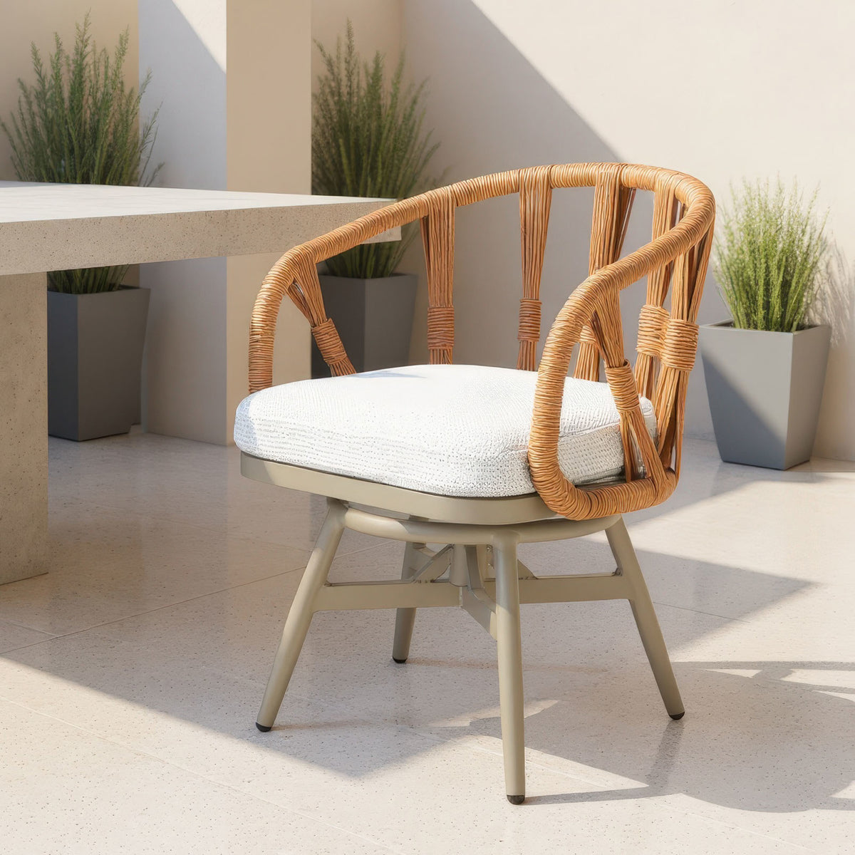 Safal Swivel Dining Chair Multicolor
