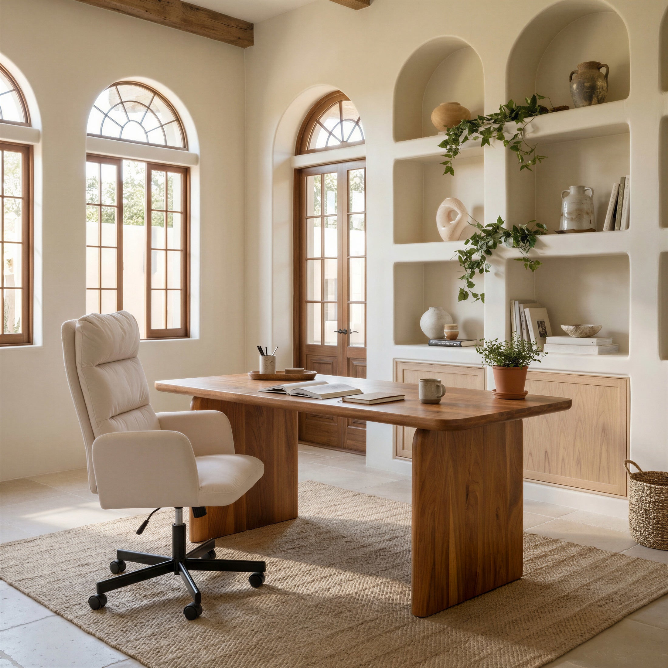 Sable Office Chair Ivory