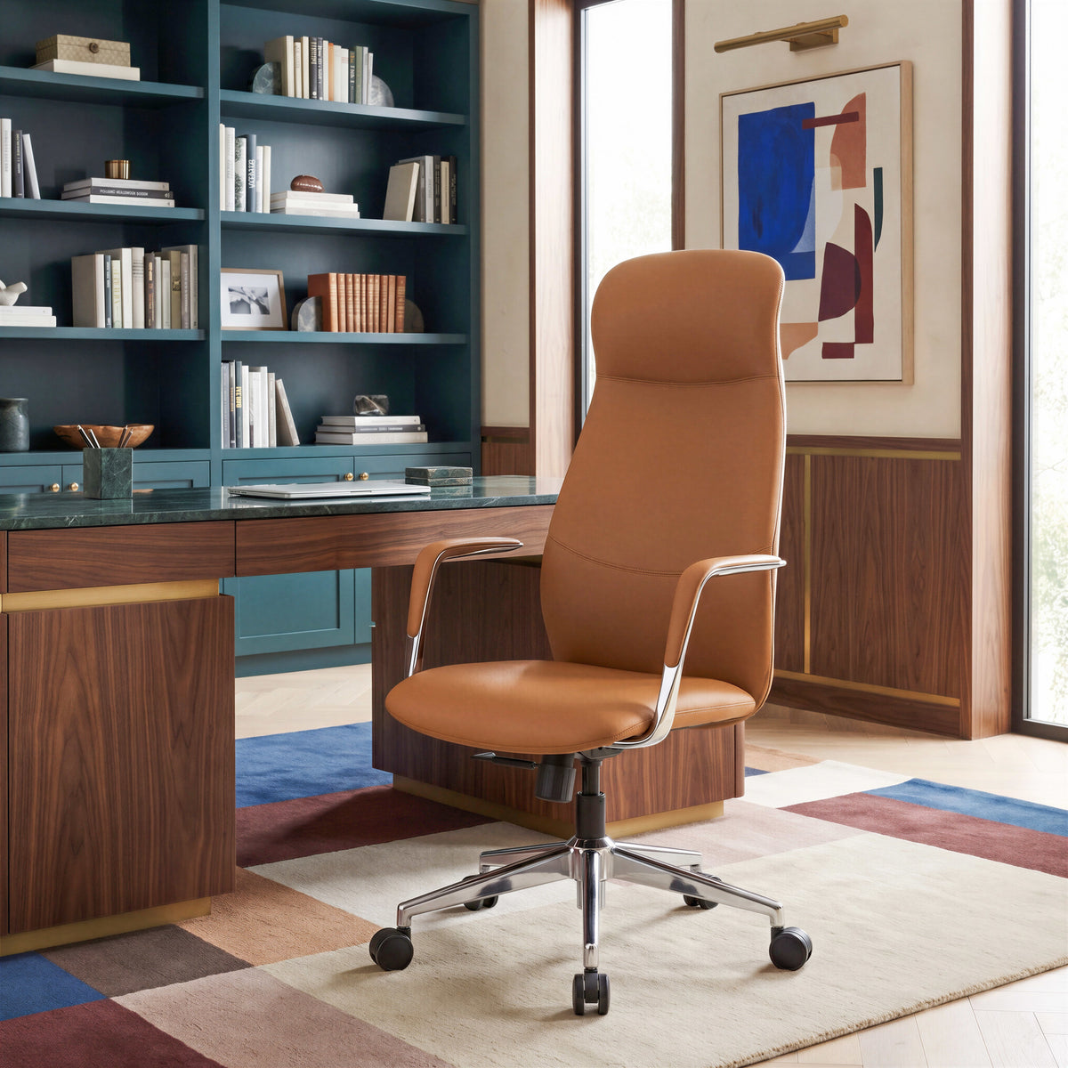 Rosalind Office Chair Brown