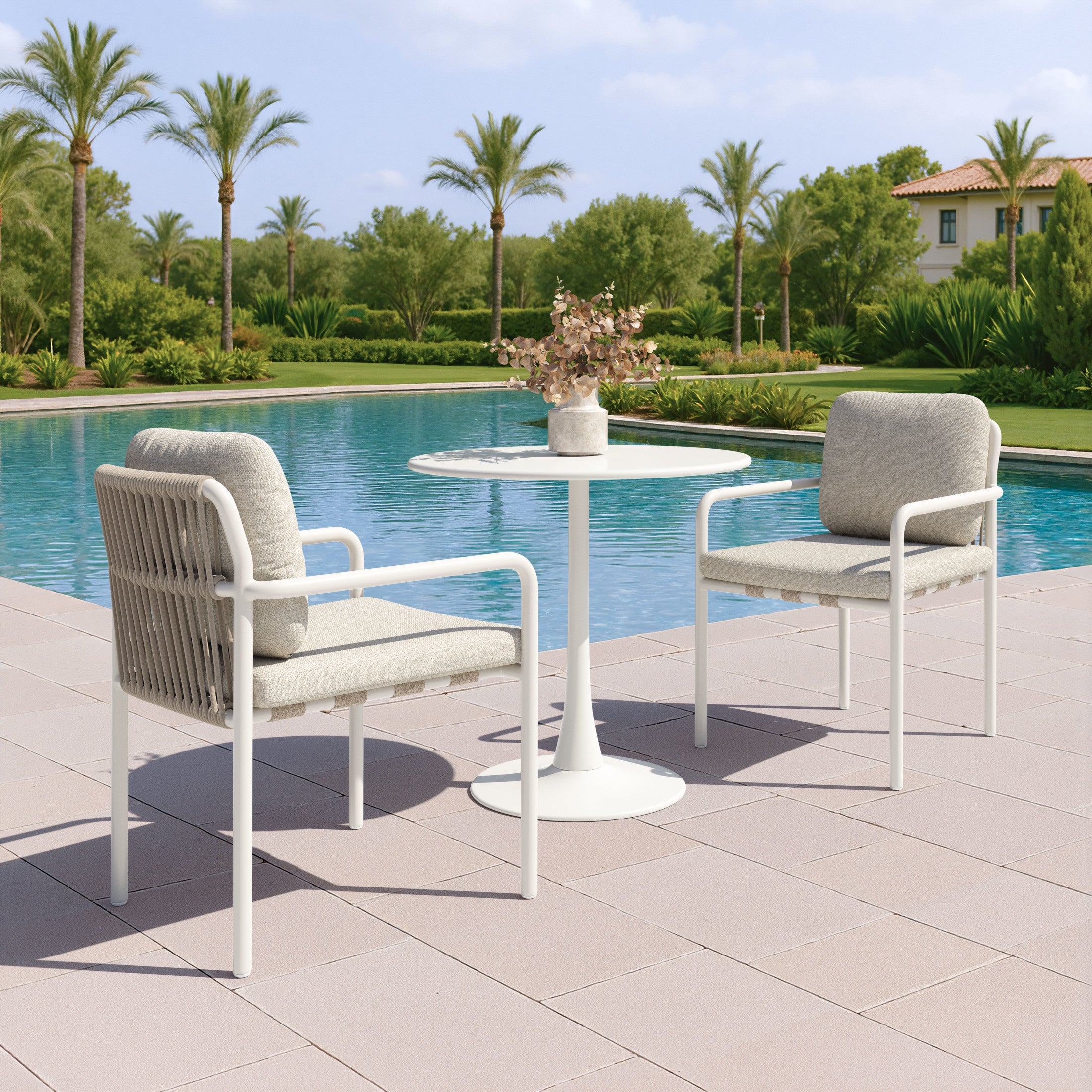 Aite Dining Chair (Set of 2) Beige
