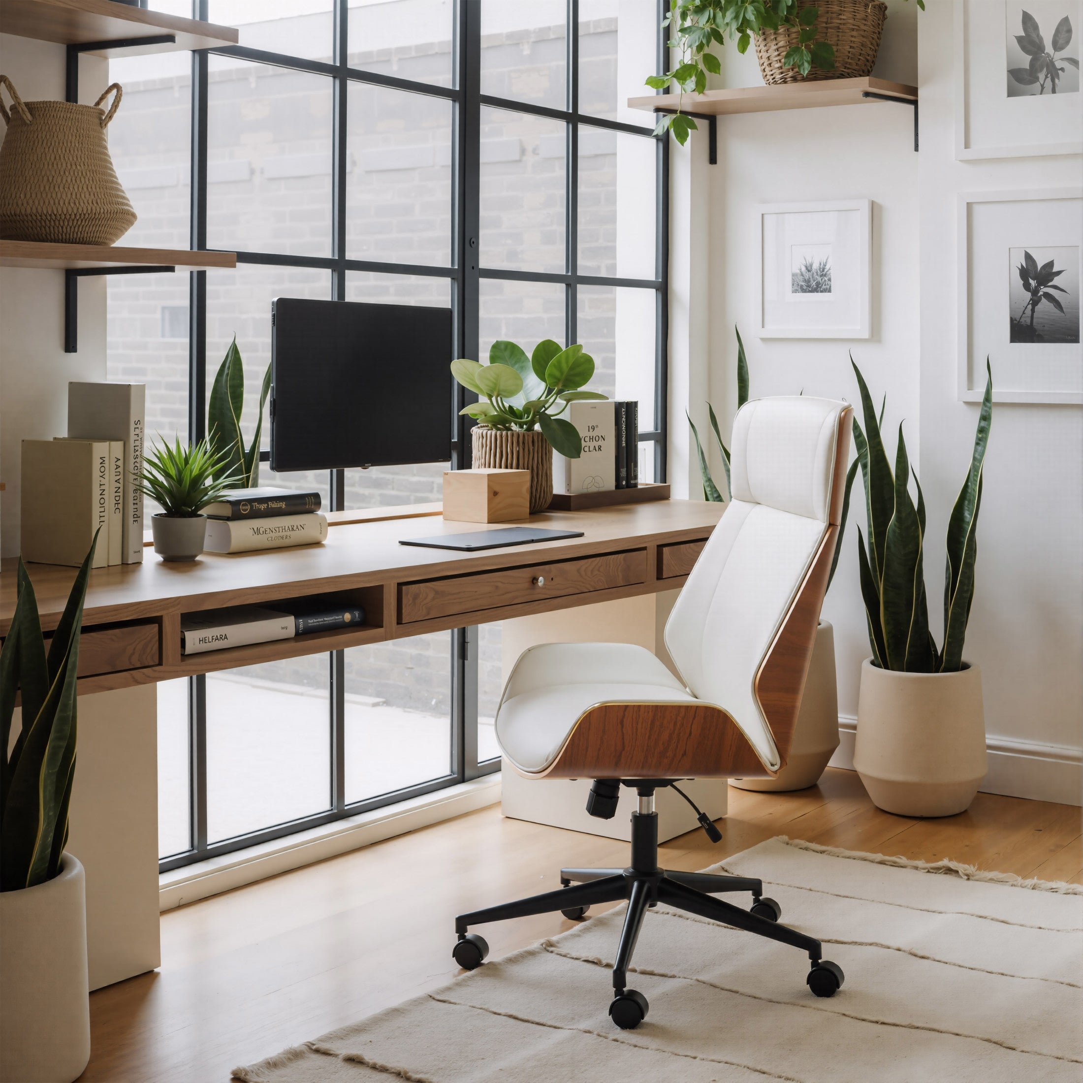 Flex High Back Office Chair White