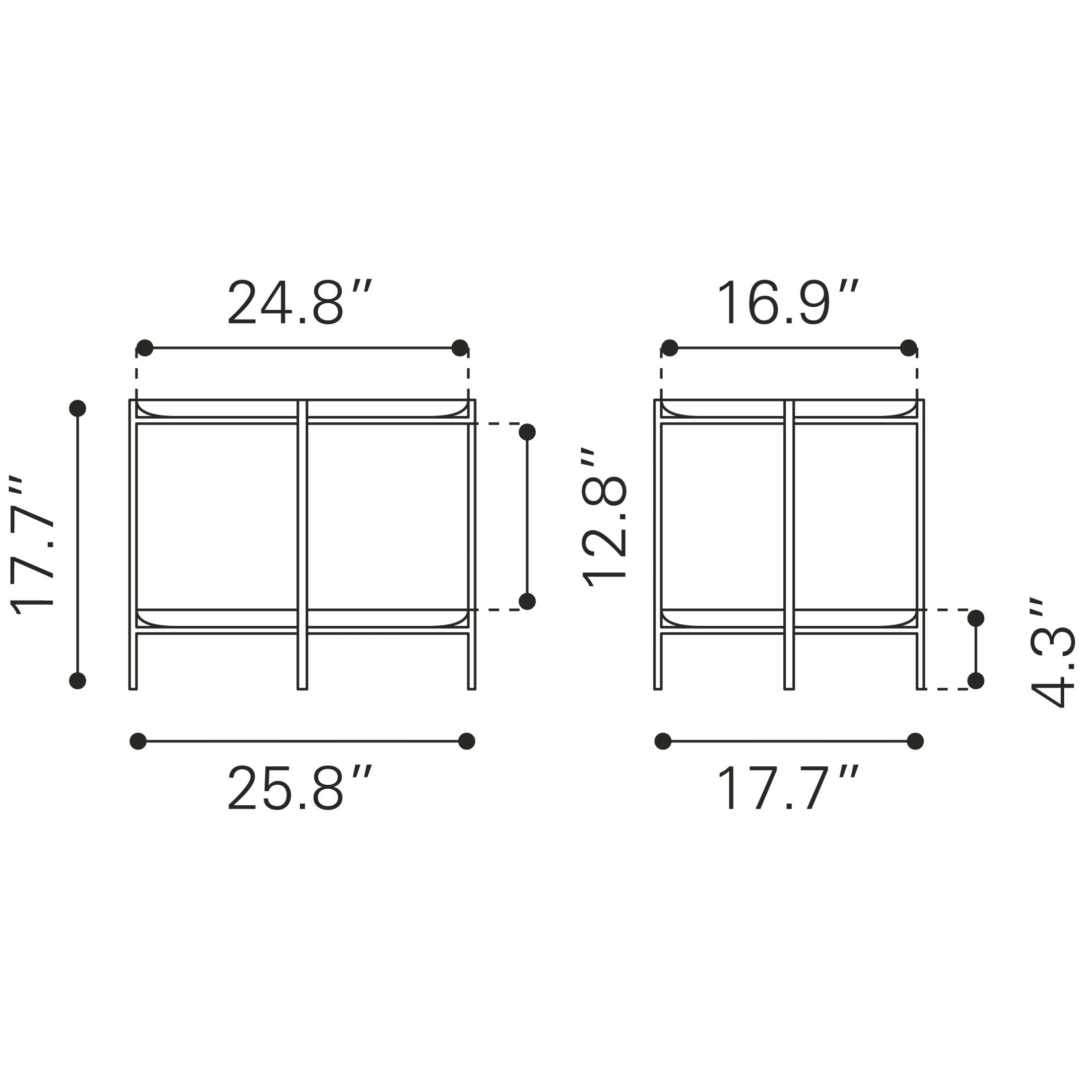 Bronson Coffee Table Bronze
