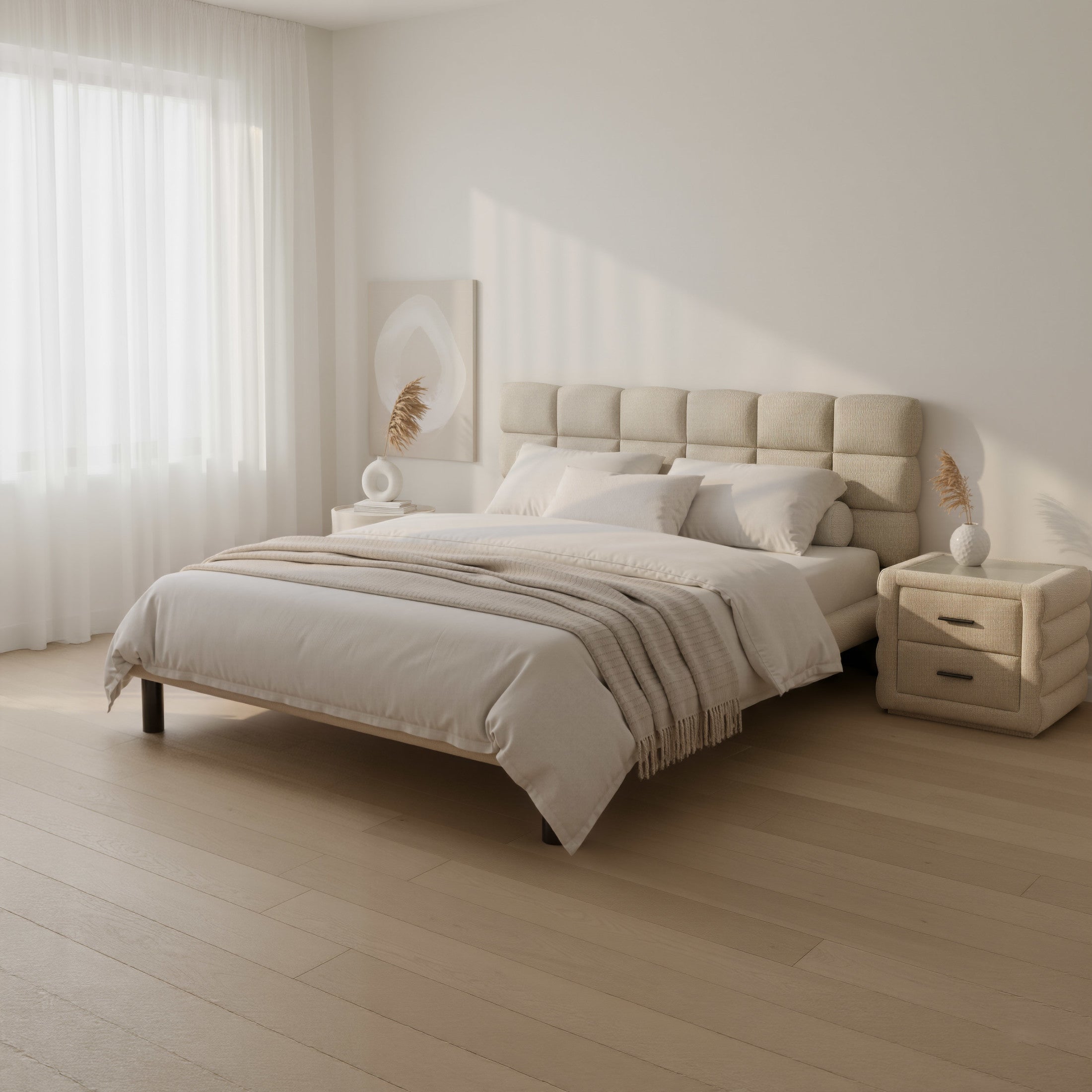 Soffice Nightstand Beige