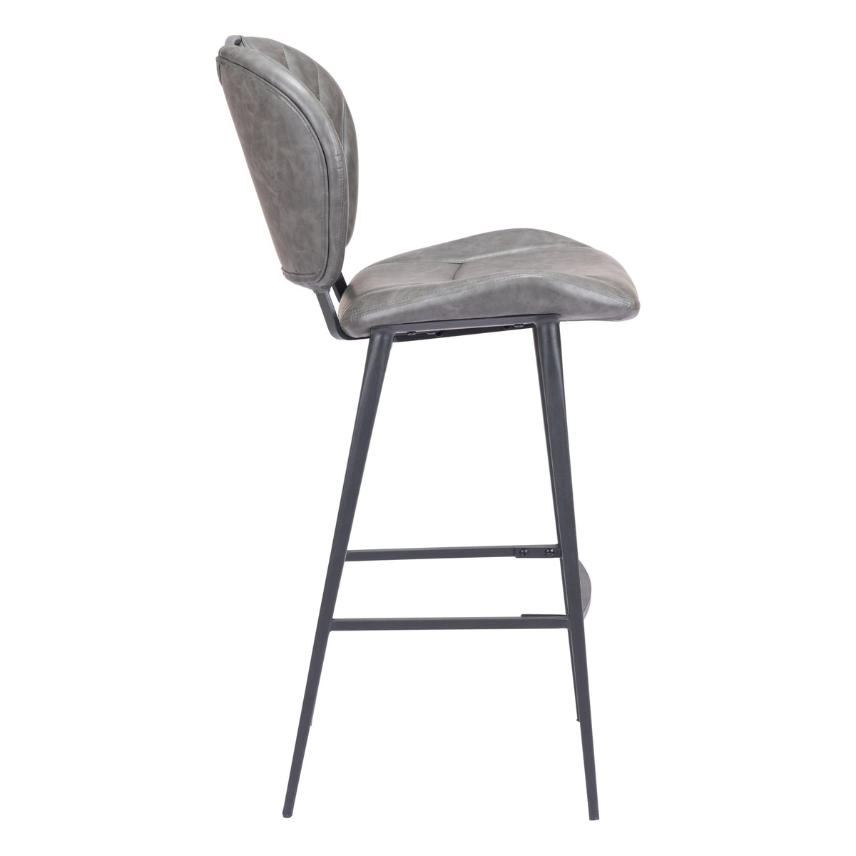 Terrence Barstool Vintage Gray