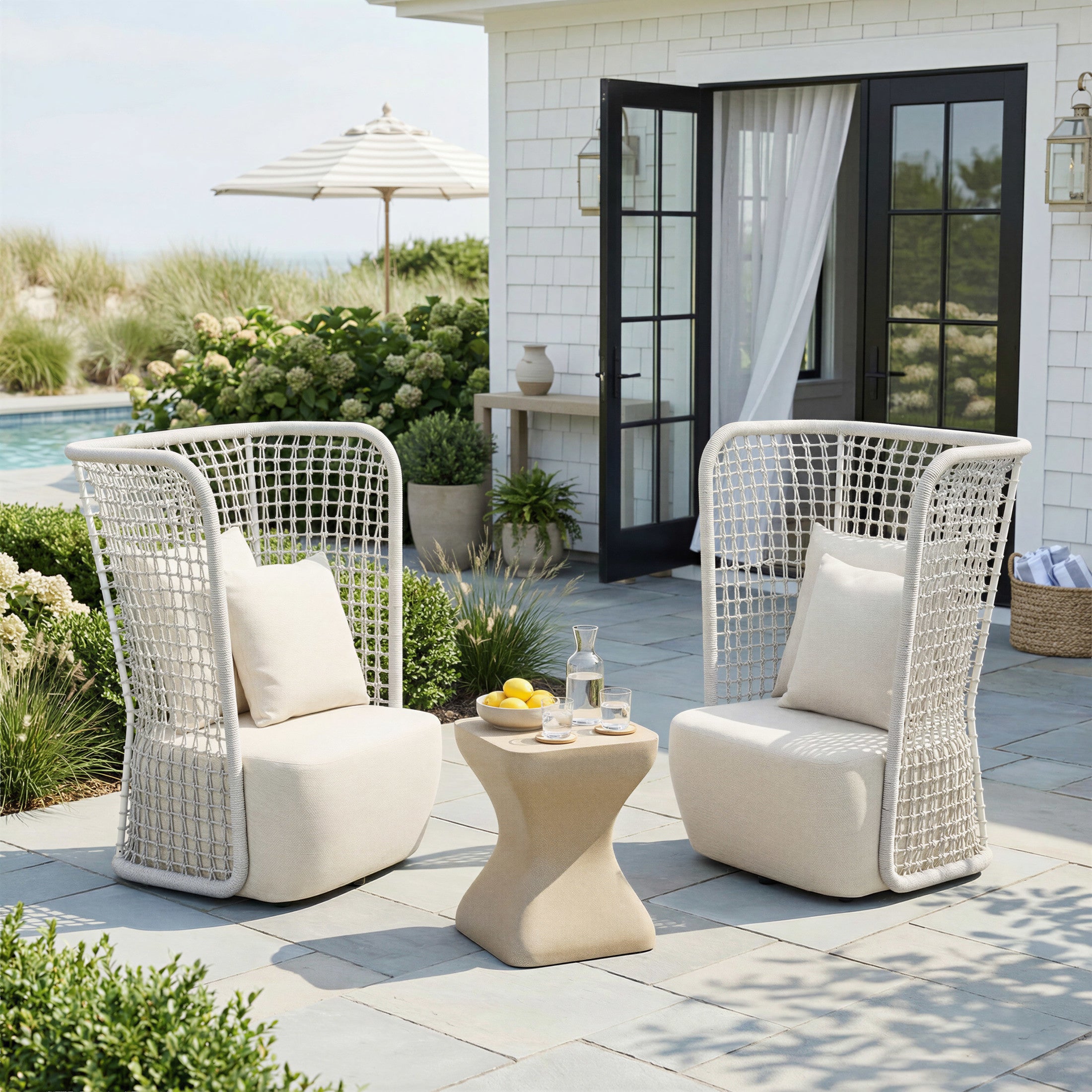 Hudu Accent Chair Beige