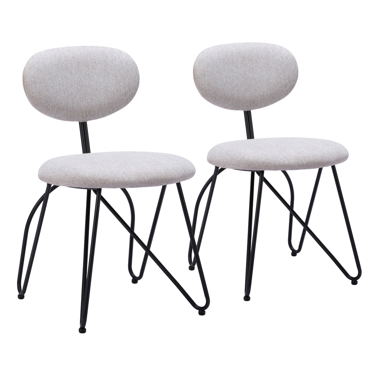 Novi Dining Chair (Set of 2) Dove Gray