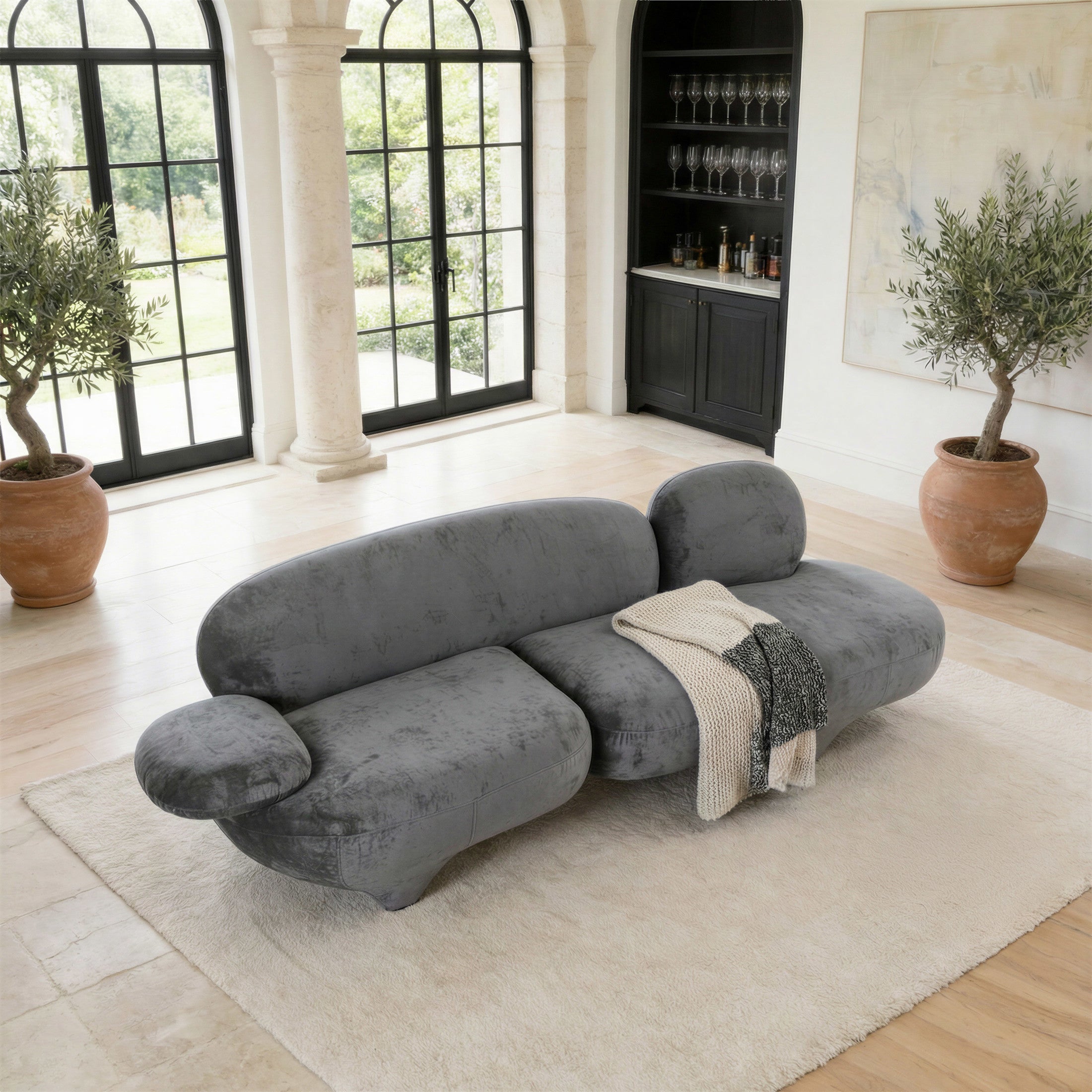Oblak Sofa Storm Gray