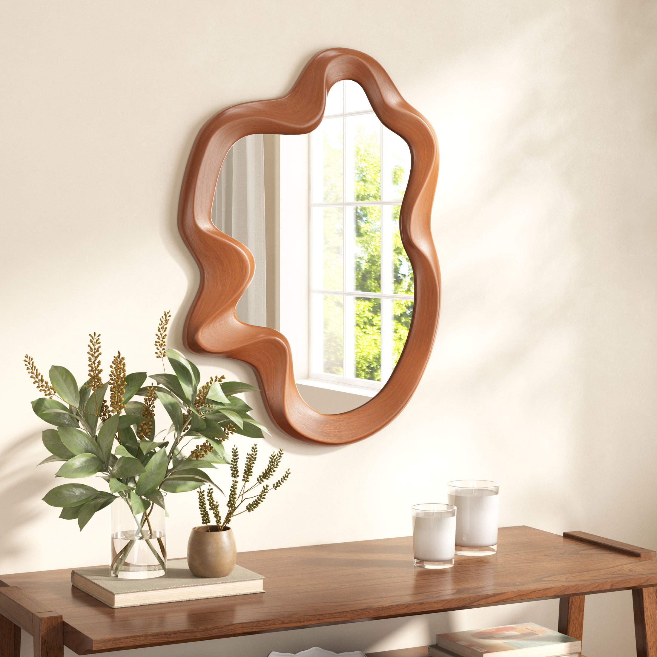 Foz Mirror Brown