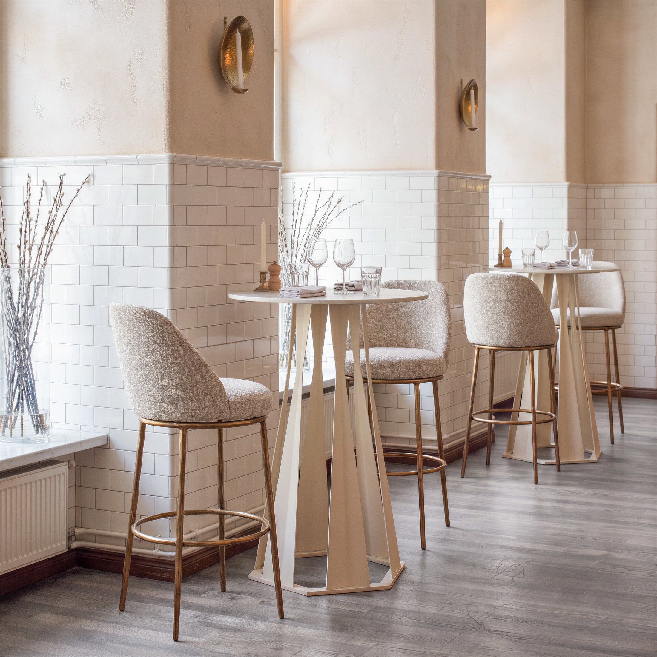 Axis Bar Table White