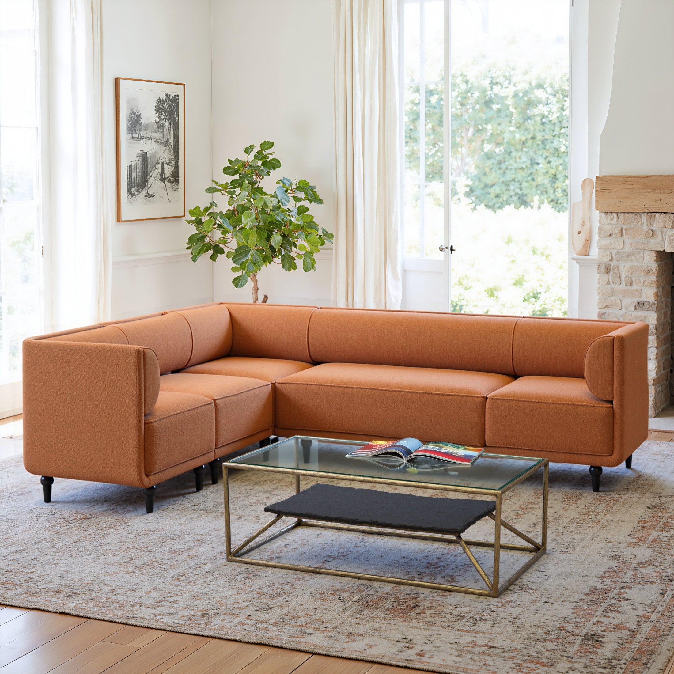 Malben Loveseat Brown