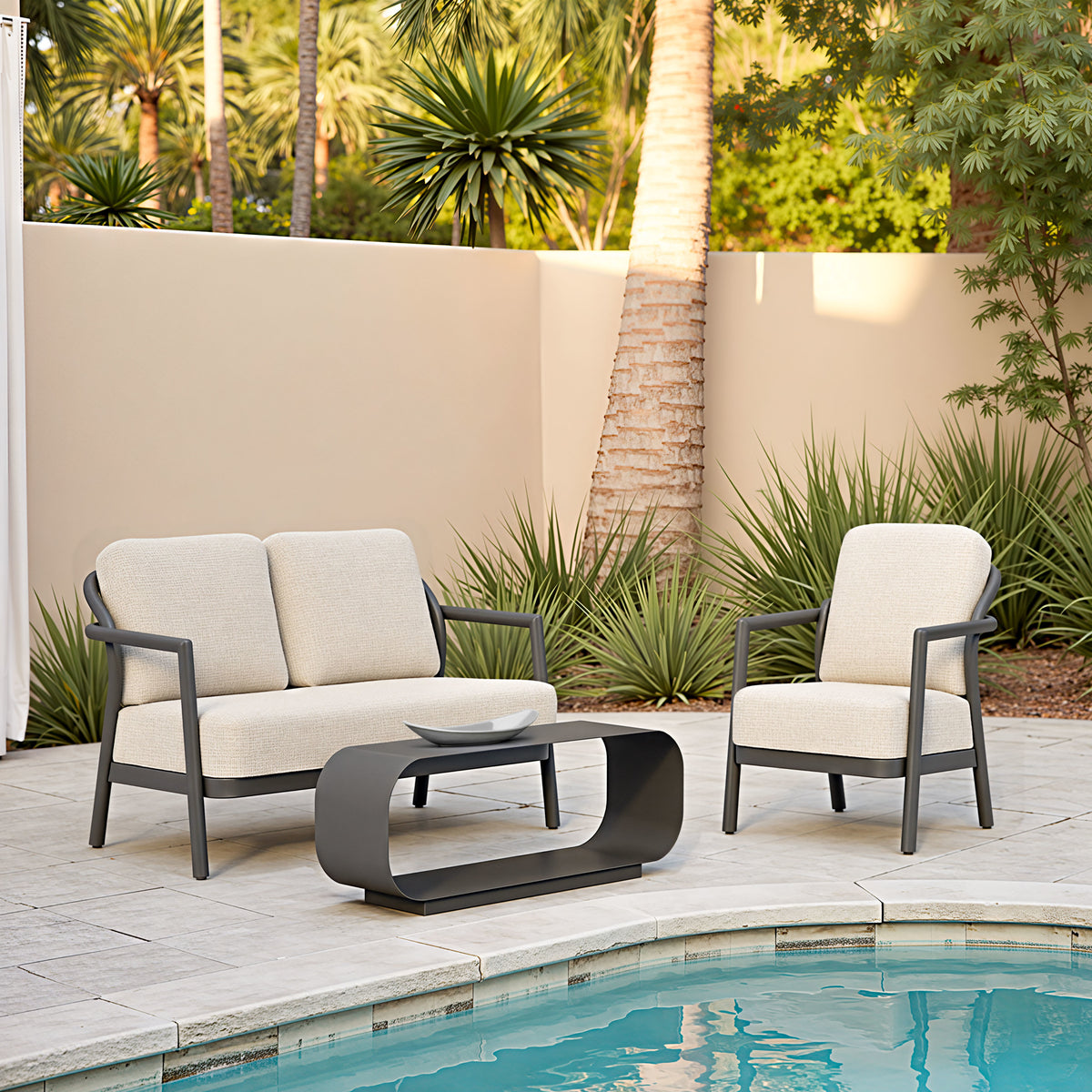 Rein Accent Chair Beige