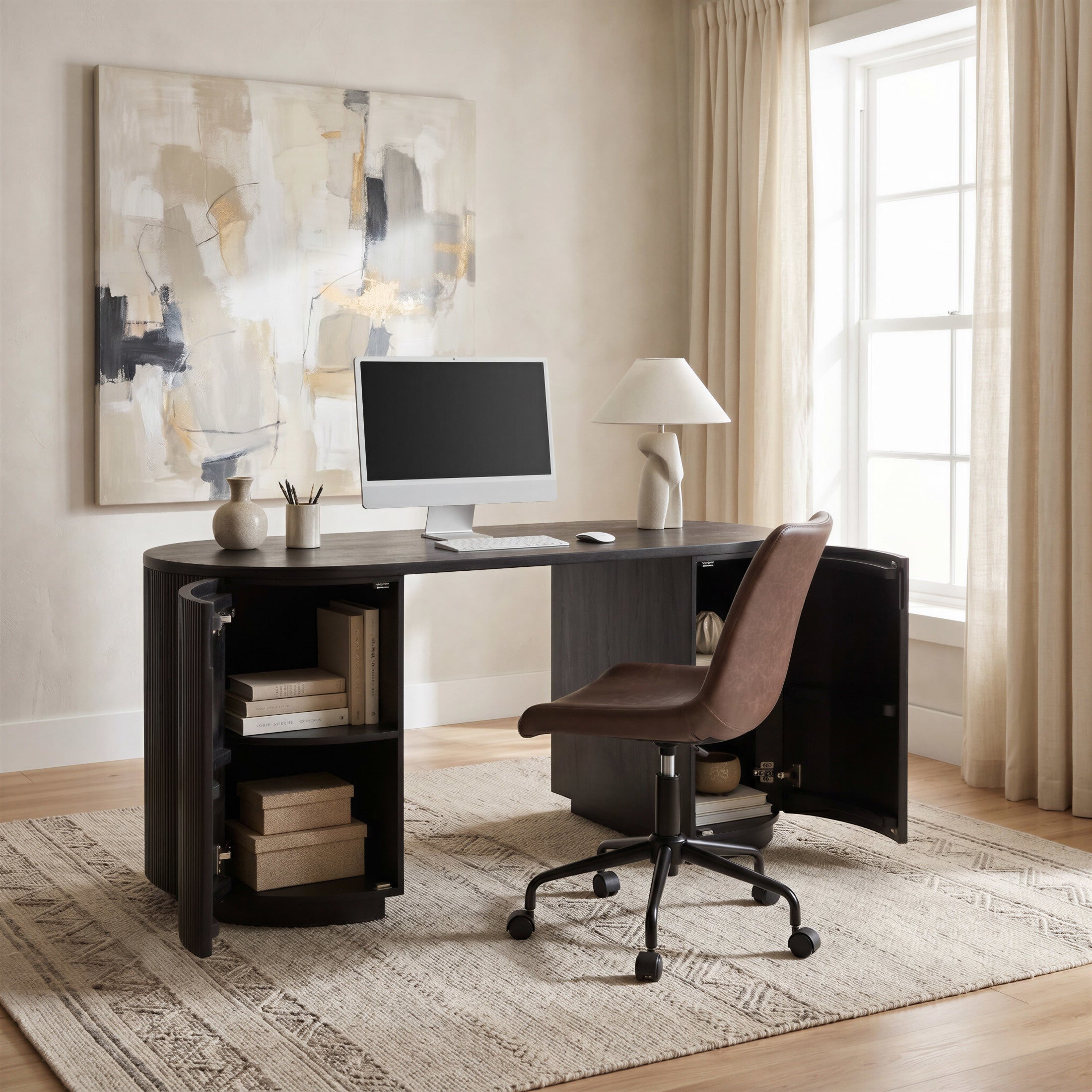 Byron Office Chair Brown