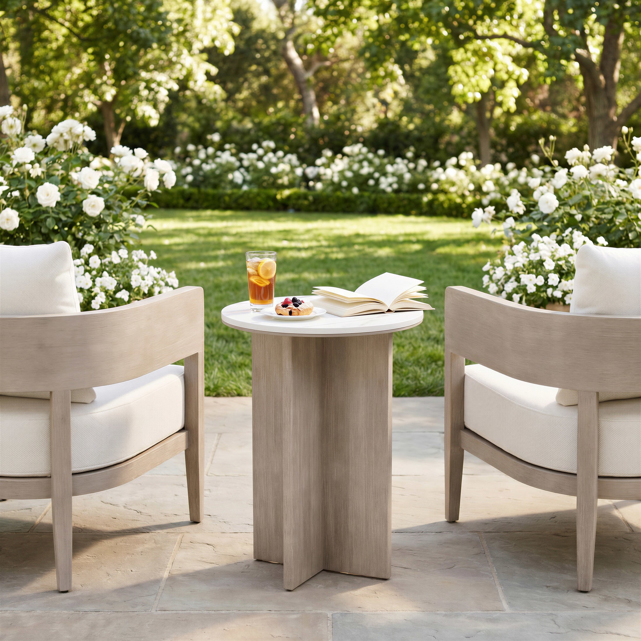 Oceanveil Side Table White