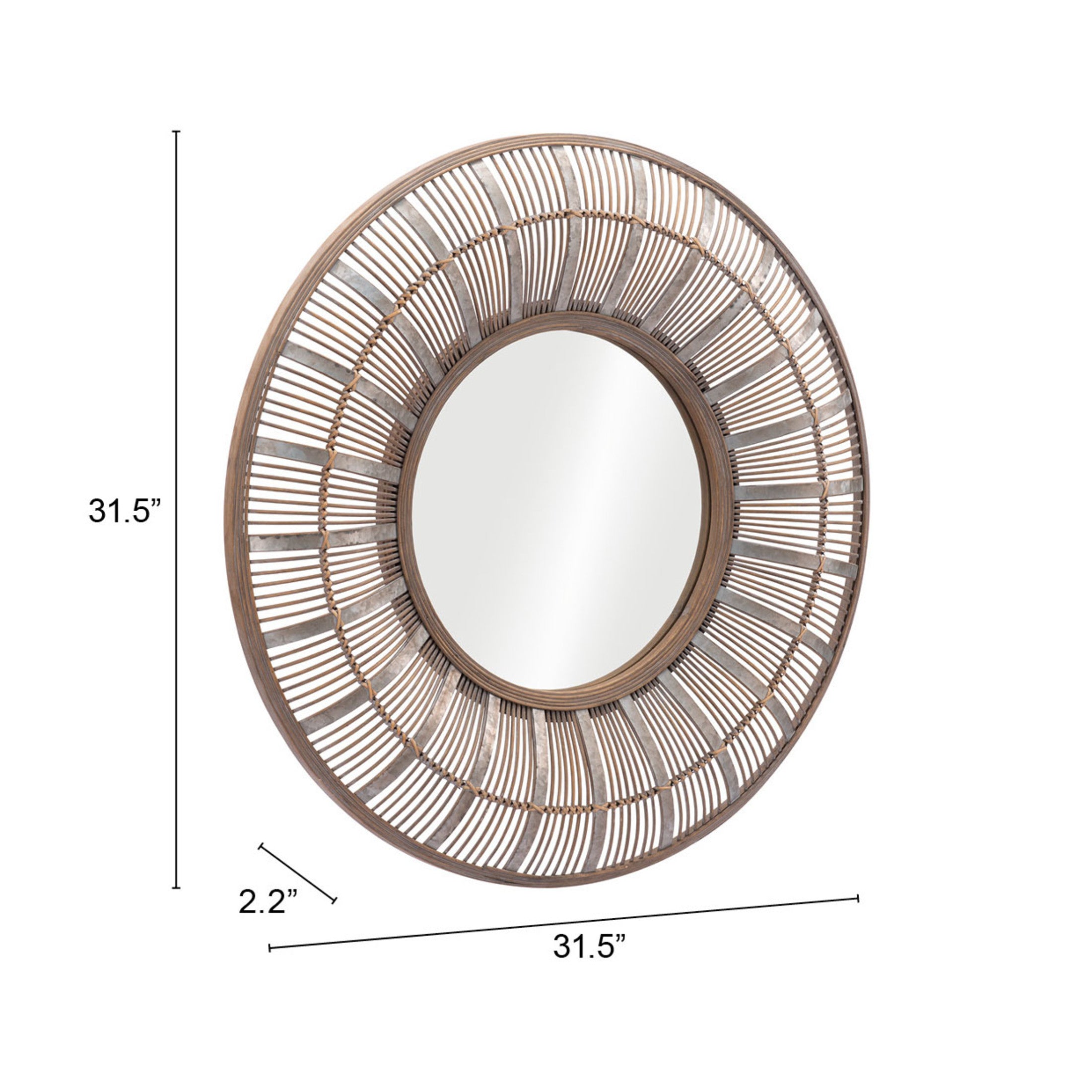 Toto Mirror Antique Brown