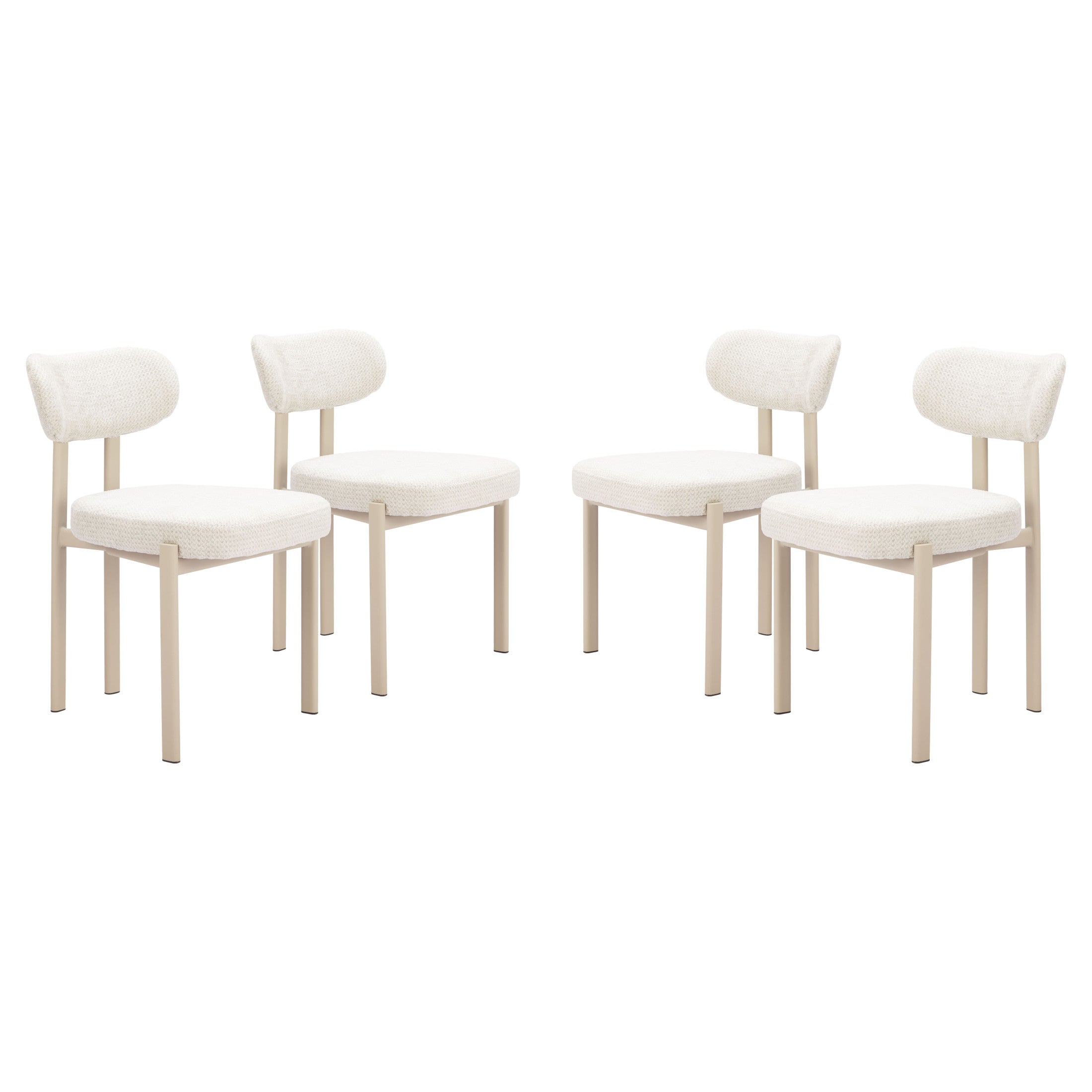 Aurea Dining Chair (Set of 4) Light Gray