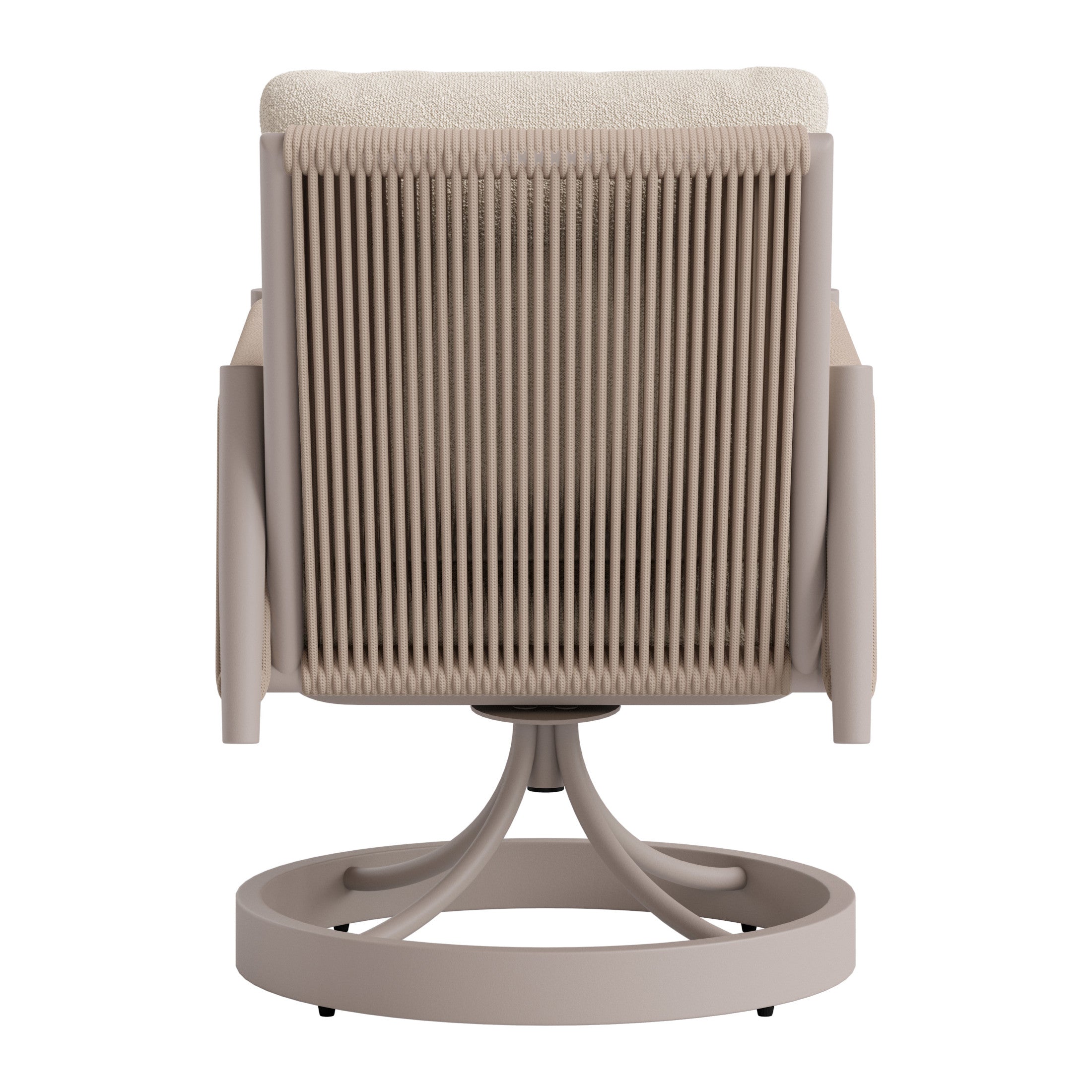 Rivan Swivel Dining Chair Beige