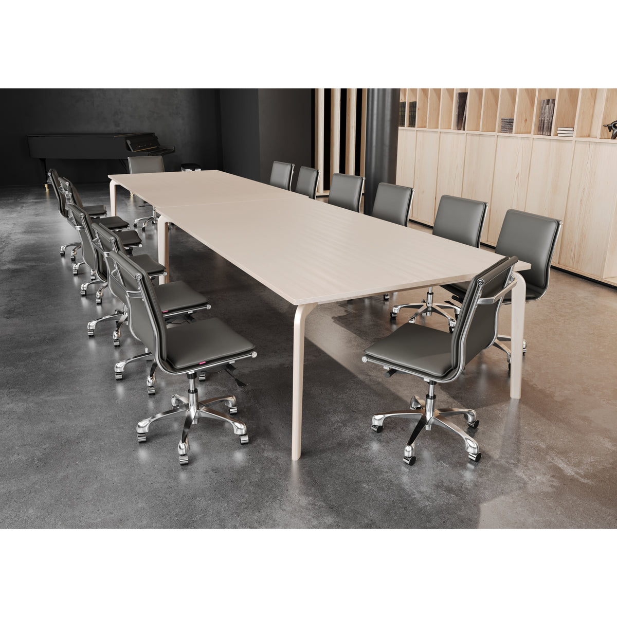 Lider Plus Armless Office Chair Gray