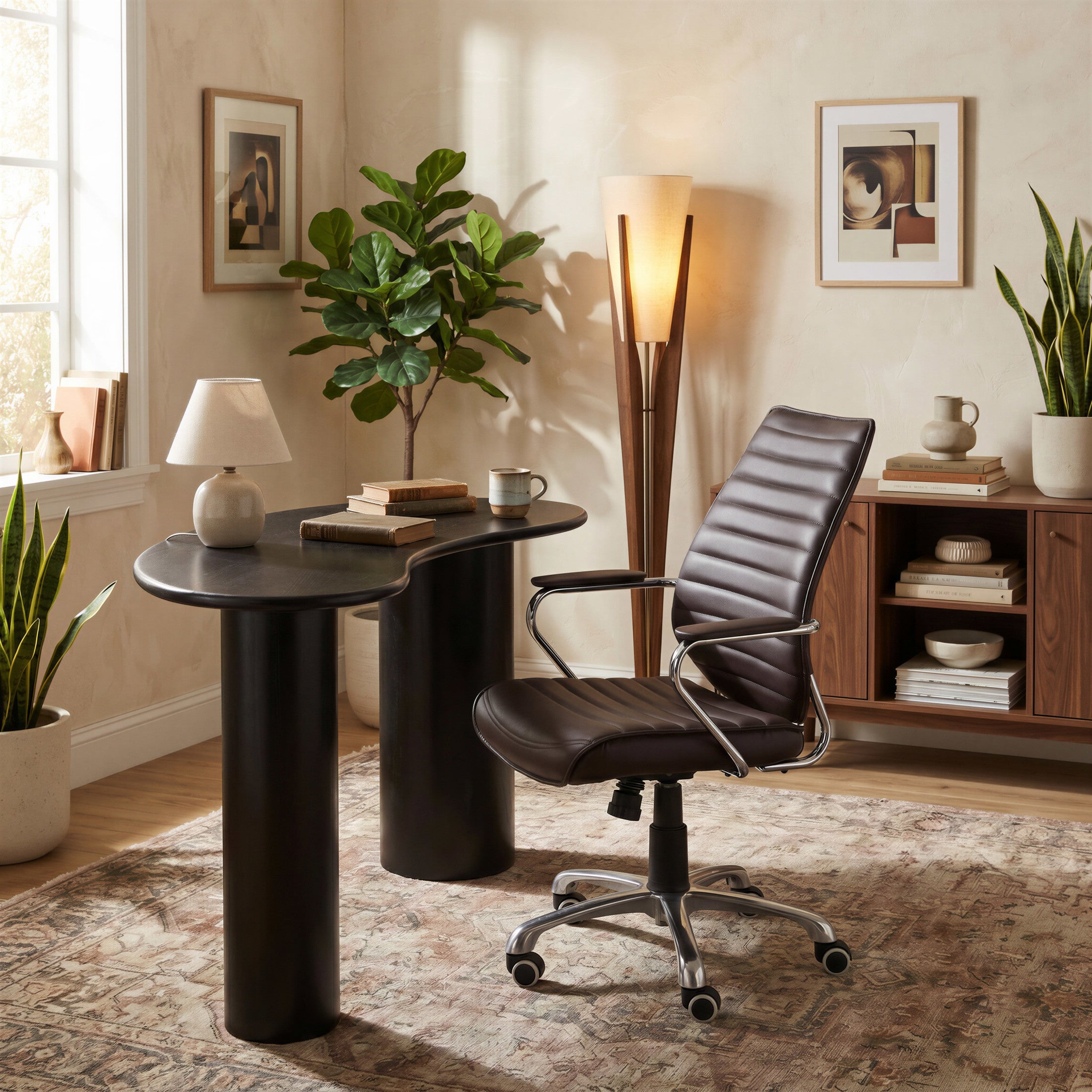 Enterprise Low Back Office Chair Espresso