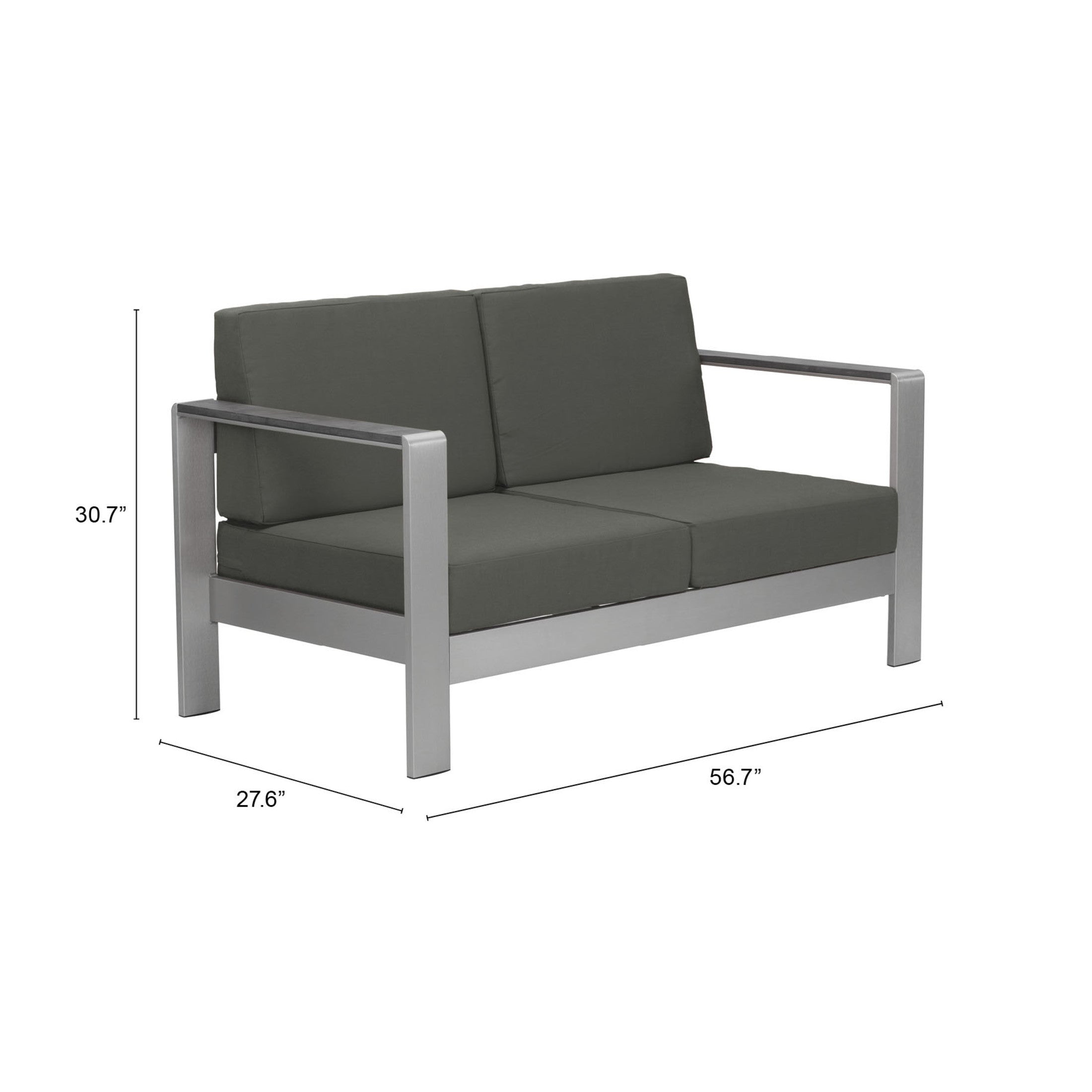 Cosmopolitan Sofa Dark Gray