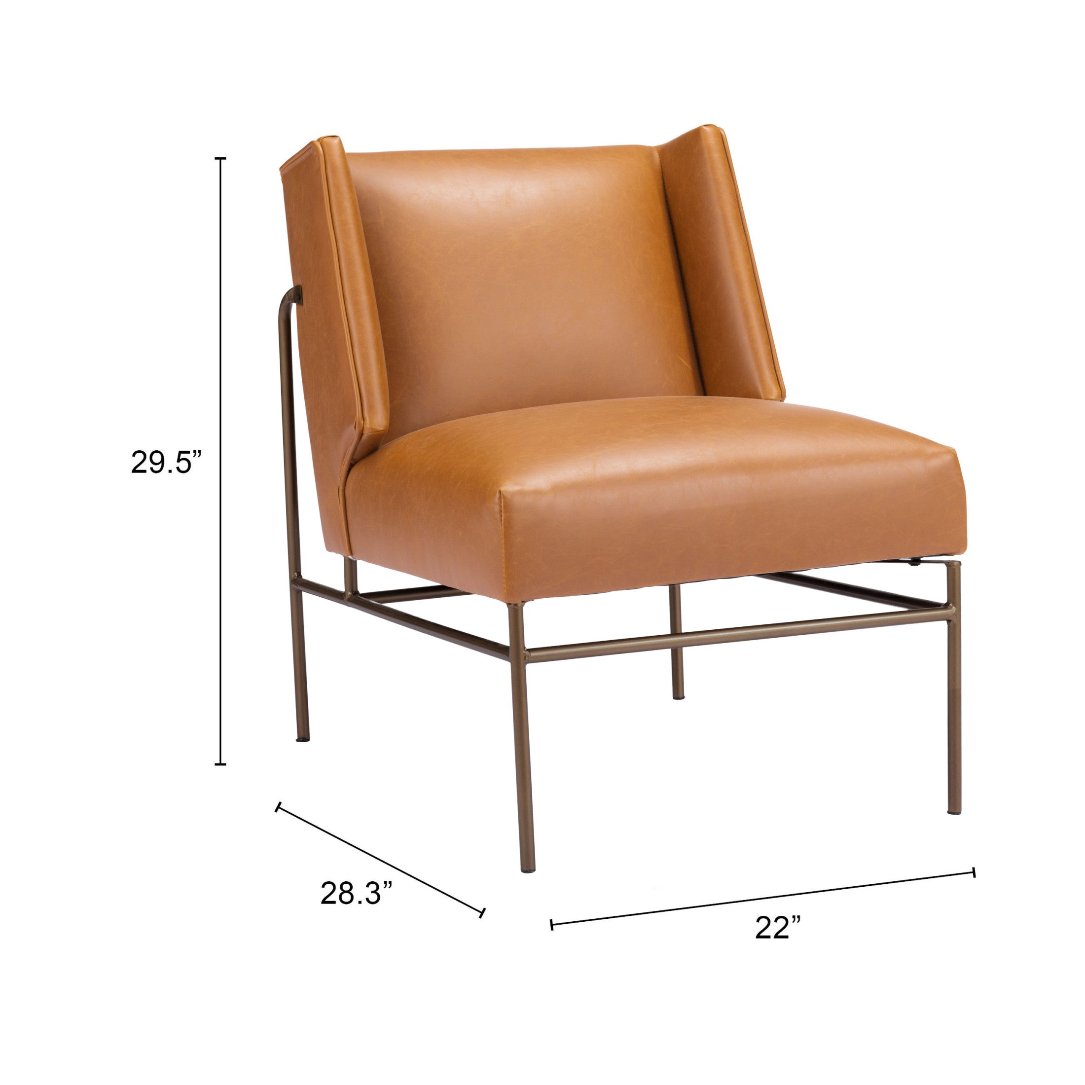 Atlanta Accent Chair Brown