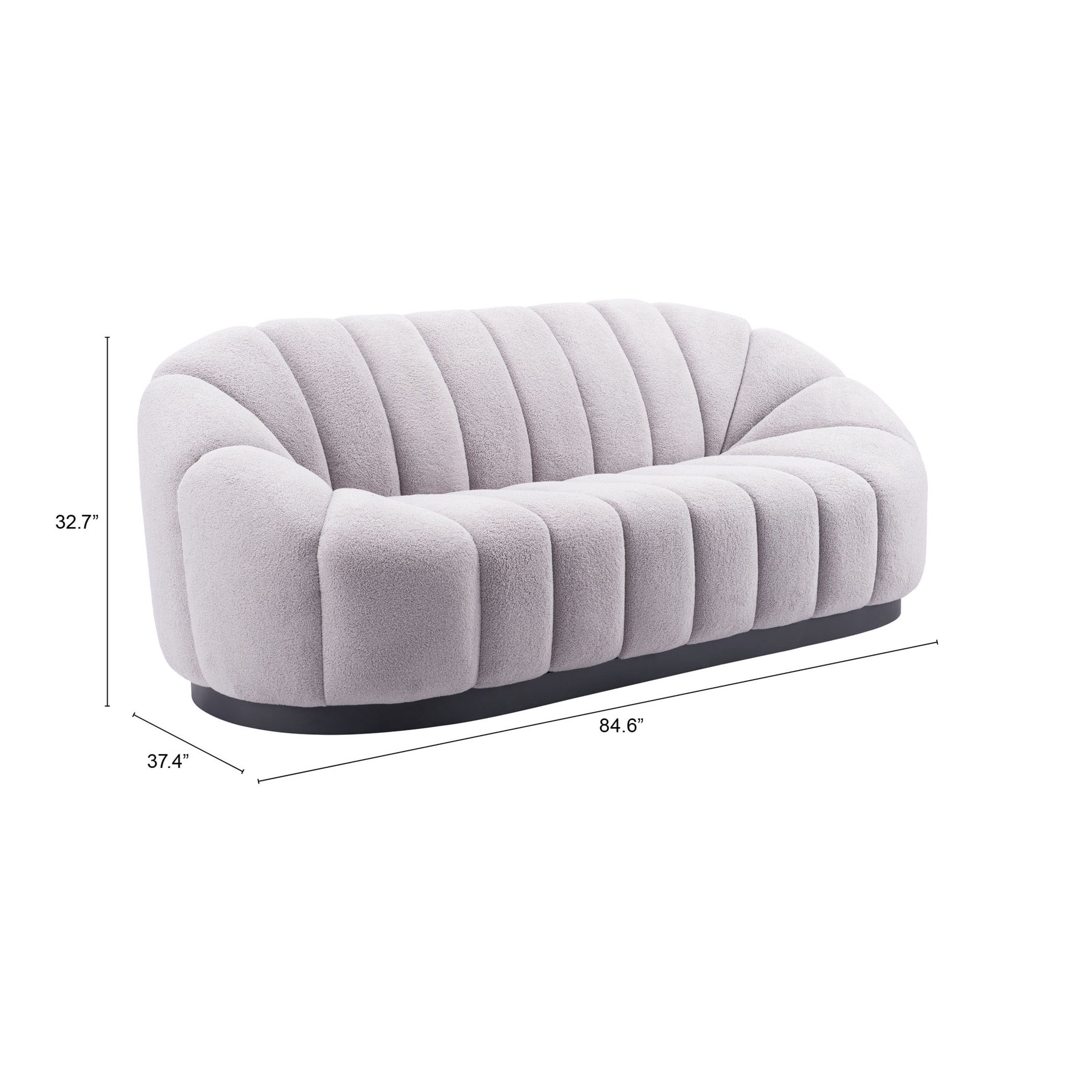 Bhutan Sofa Light Gray