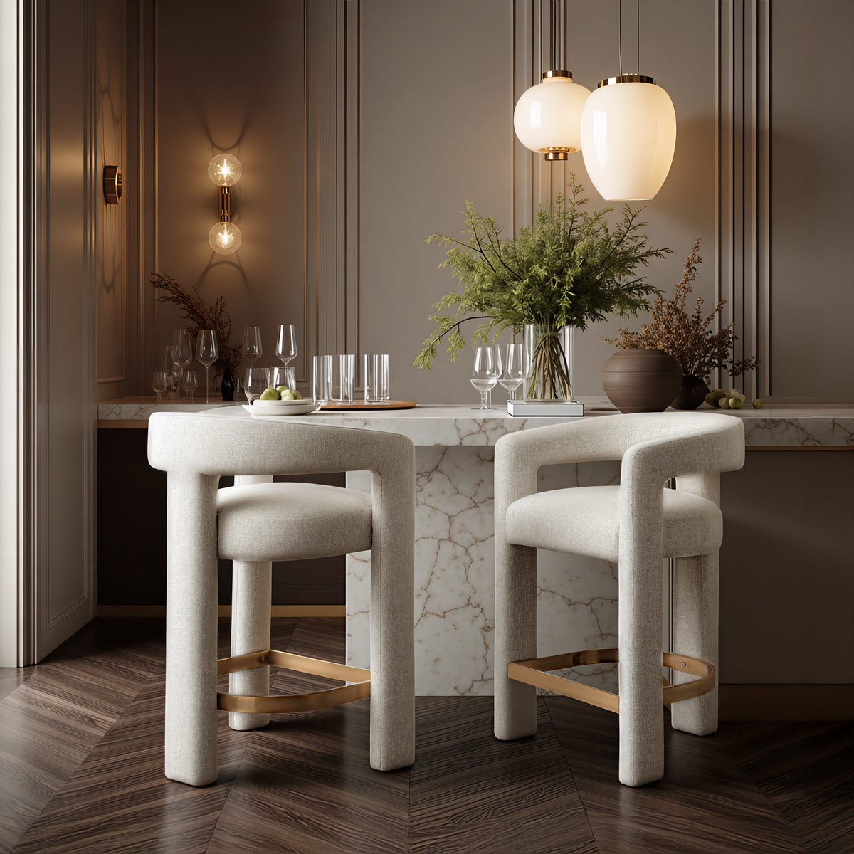 Saiko Barstool Beige