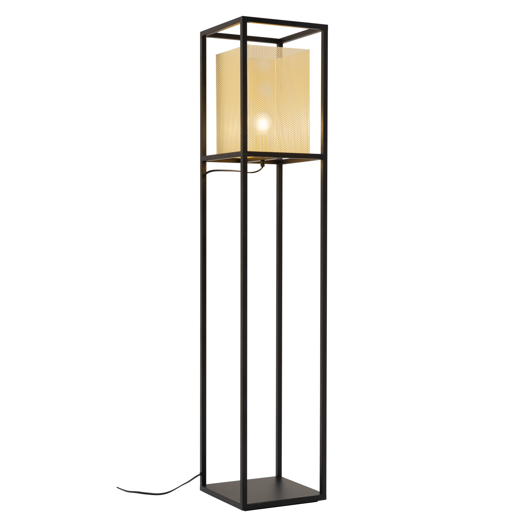 Yves Floor Lamp Gold & Black