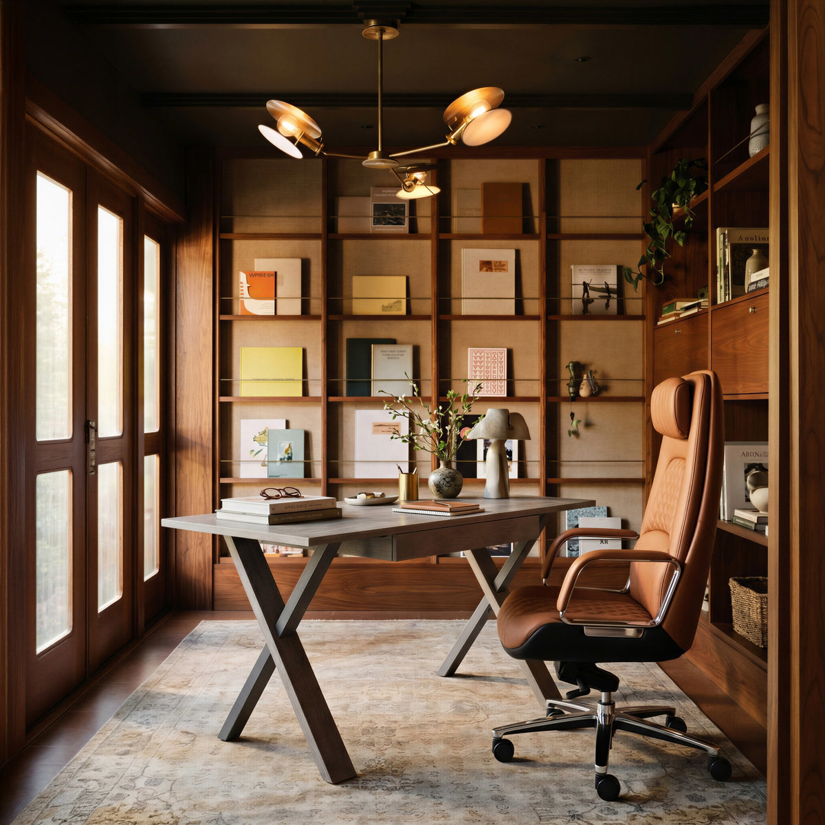 Cordelia Office Chair Brown