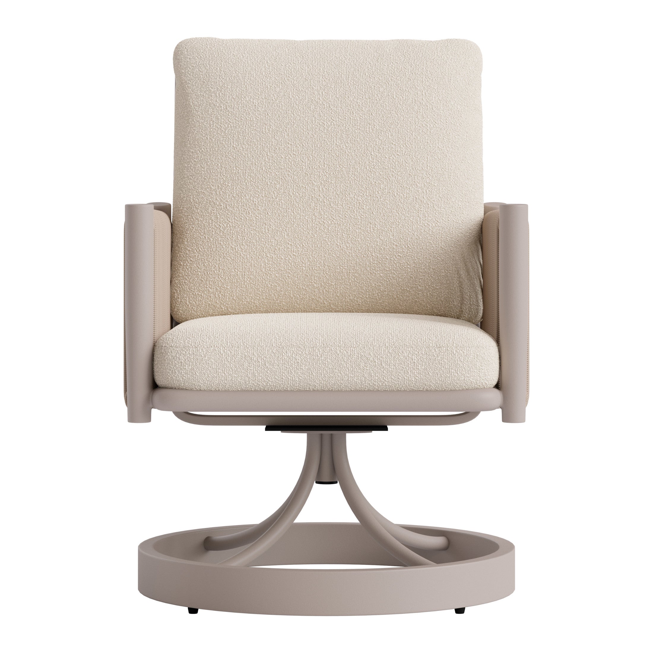 Rivan Swivel Dining Chair Beige