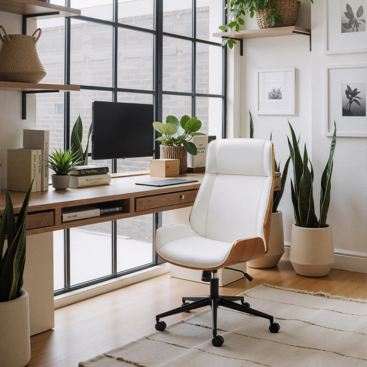 Flex High Back Office Chair White