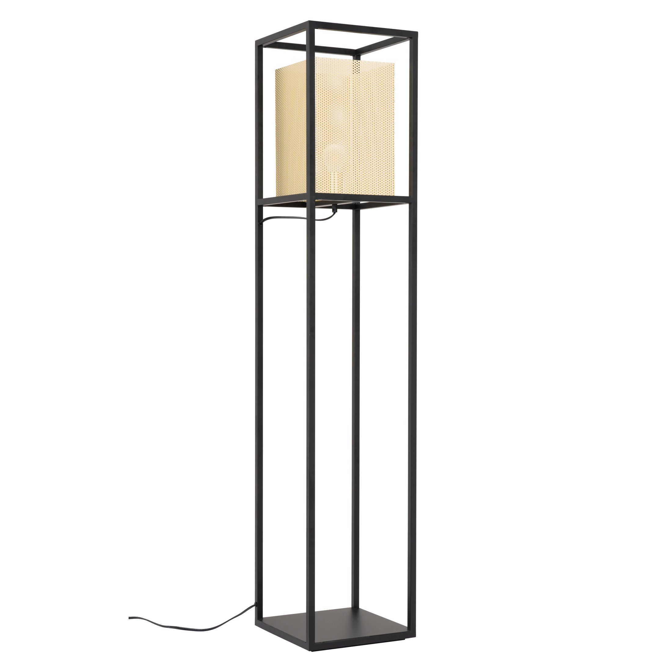 Yves Floor Lamp Gold & Black