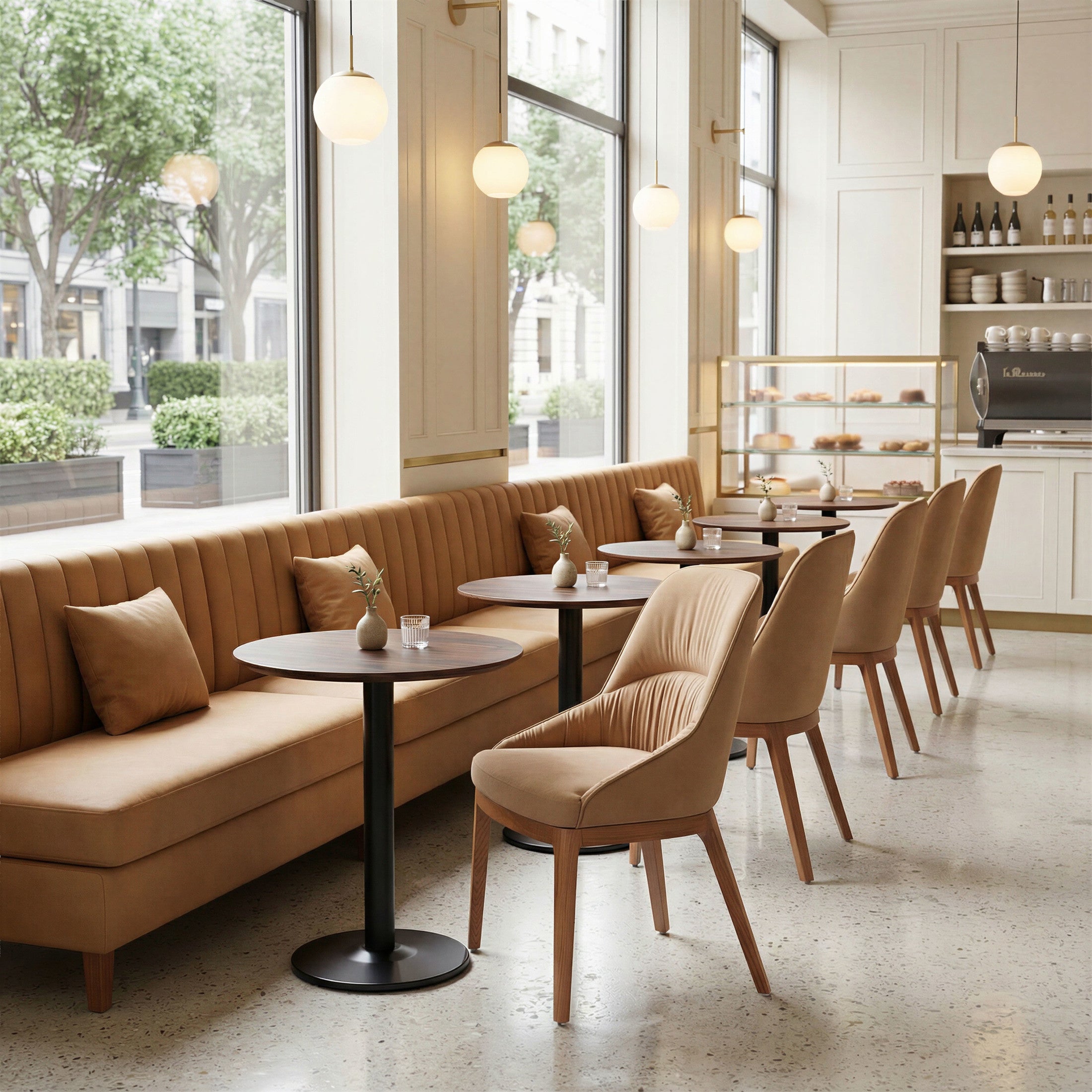 Alto Bistro Table Brown & Black