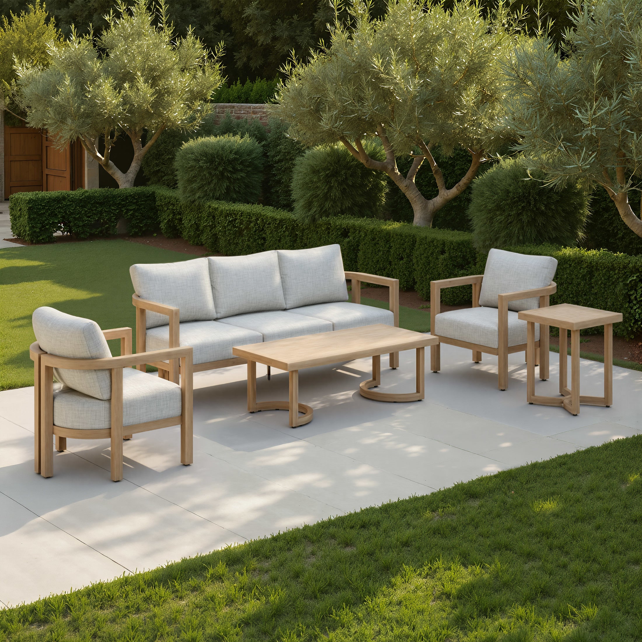 Leto Side Table Brown
