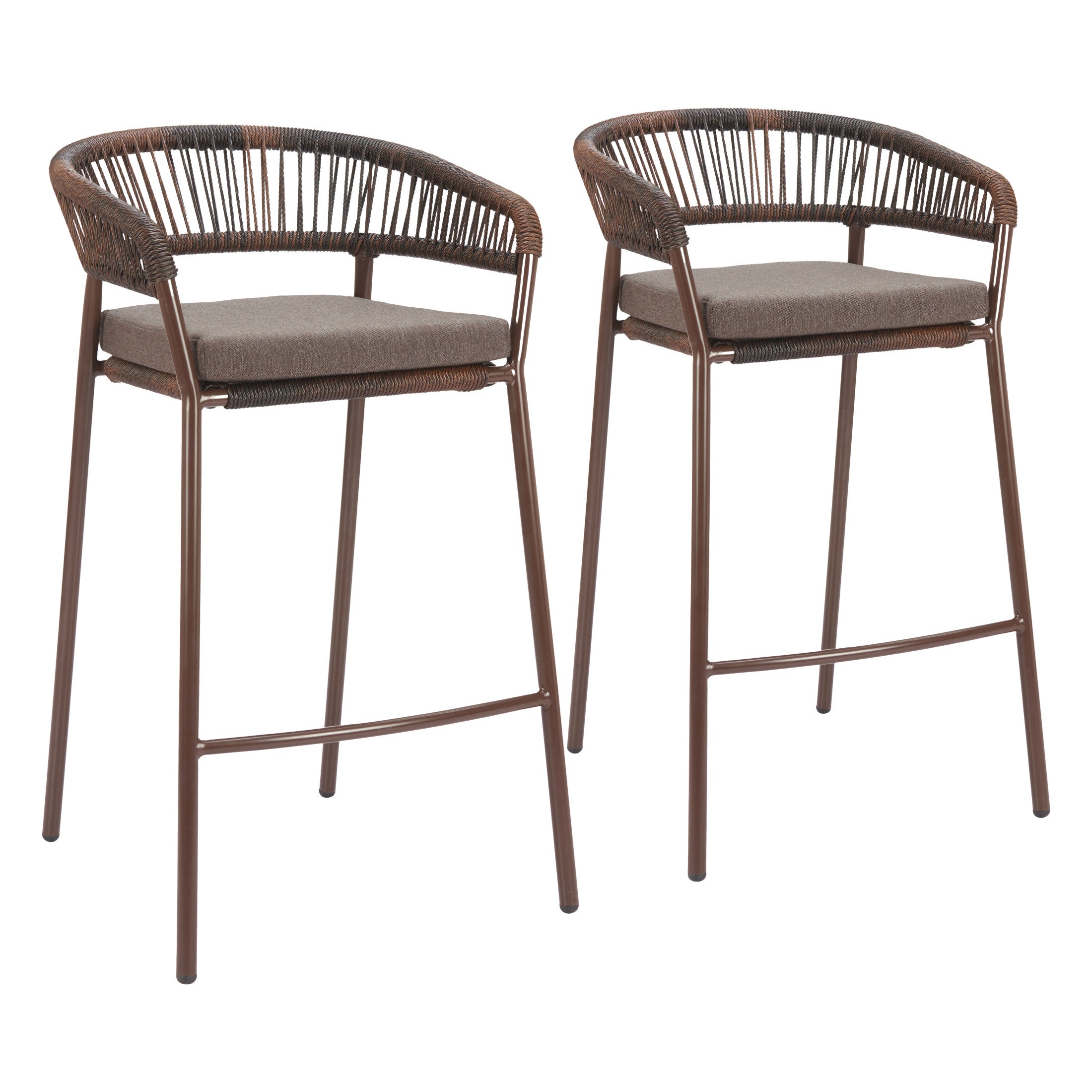 Skye Barstool (Set of 2) Brown