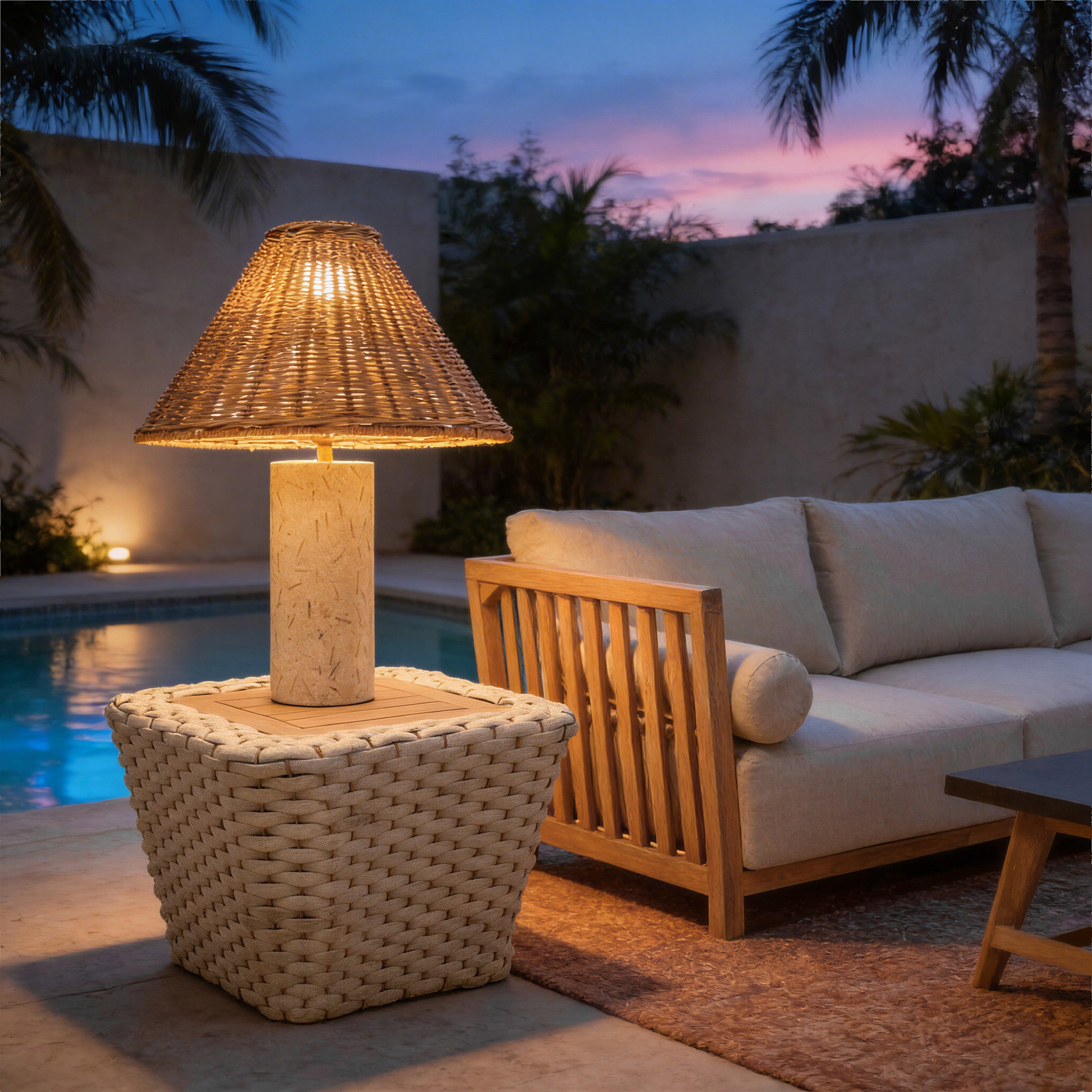 Kintal Solar Table Lamp Natural