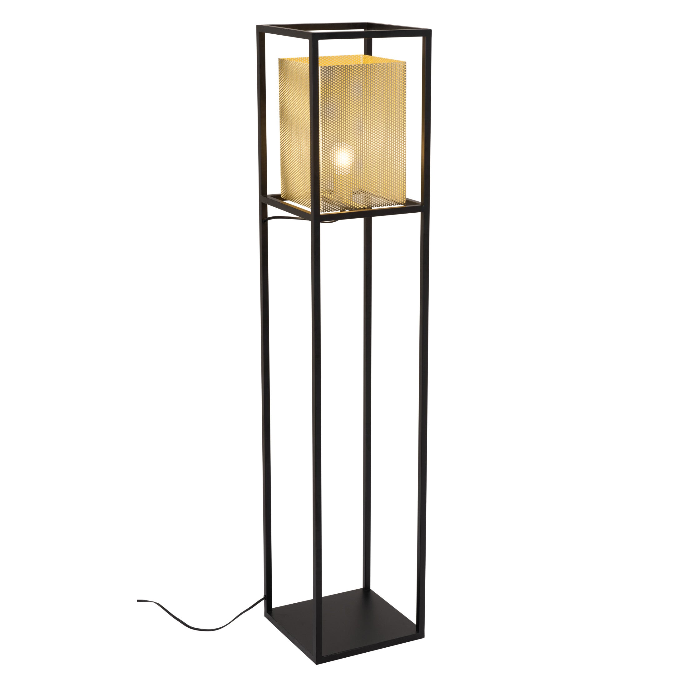 Yves Floor Lamp Gold & Black