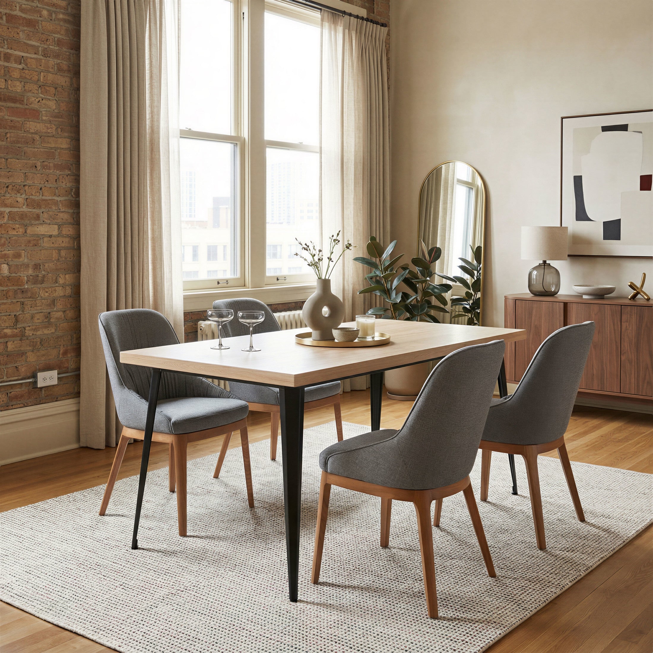 Saelen Dining Table Natural