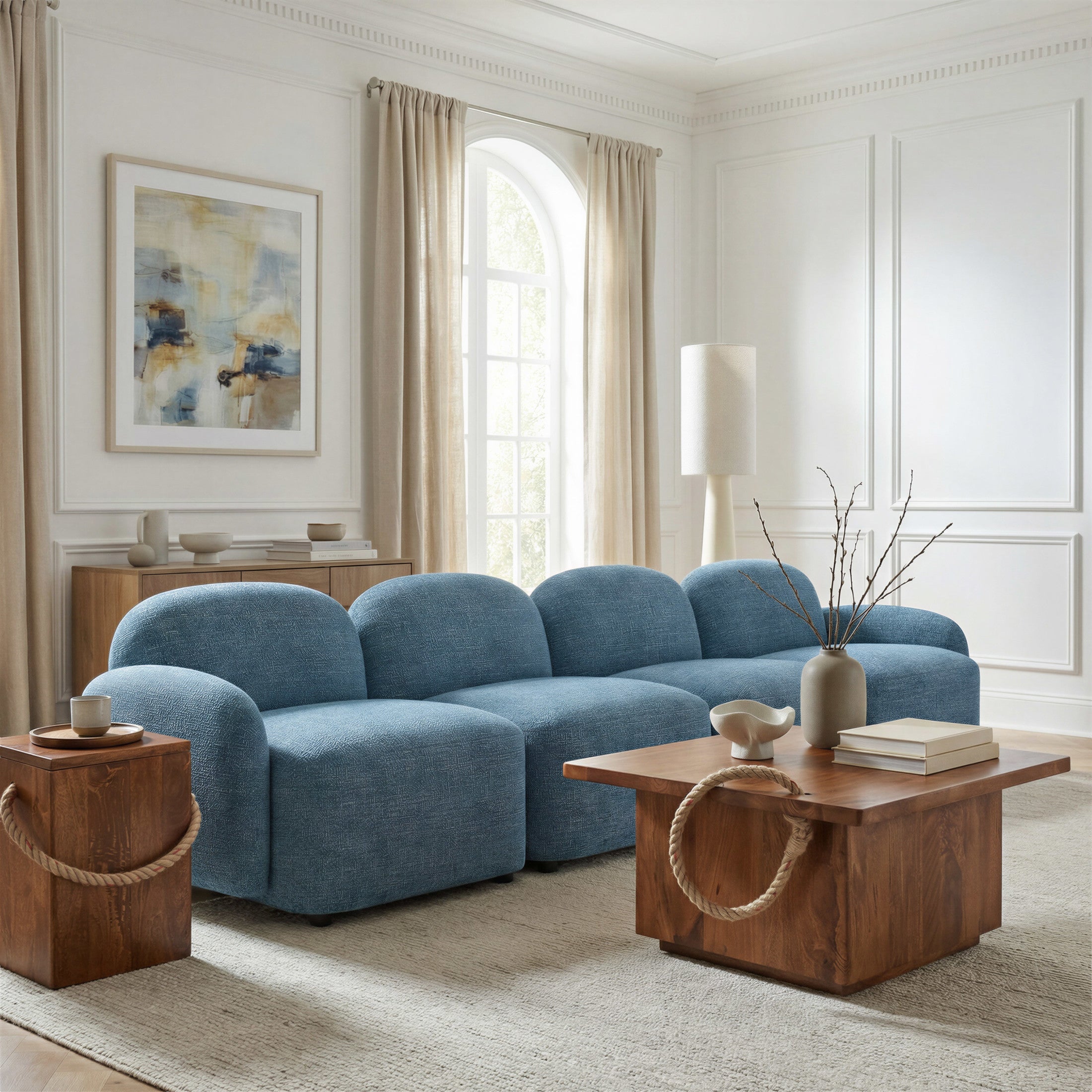 Cleo Middle Chair Blue