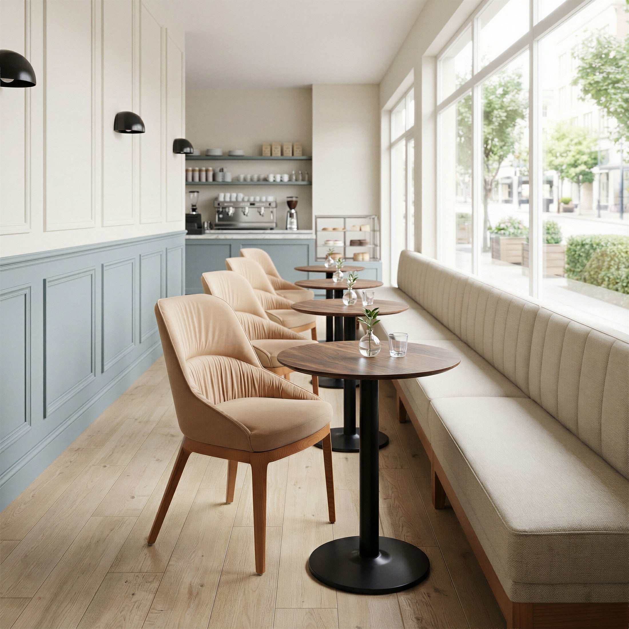 Alto Bistro Table Brown & Black