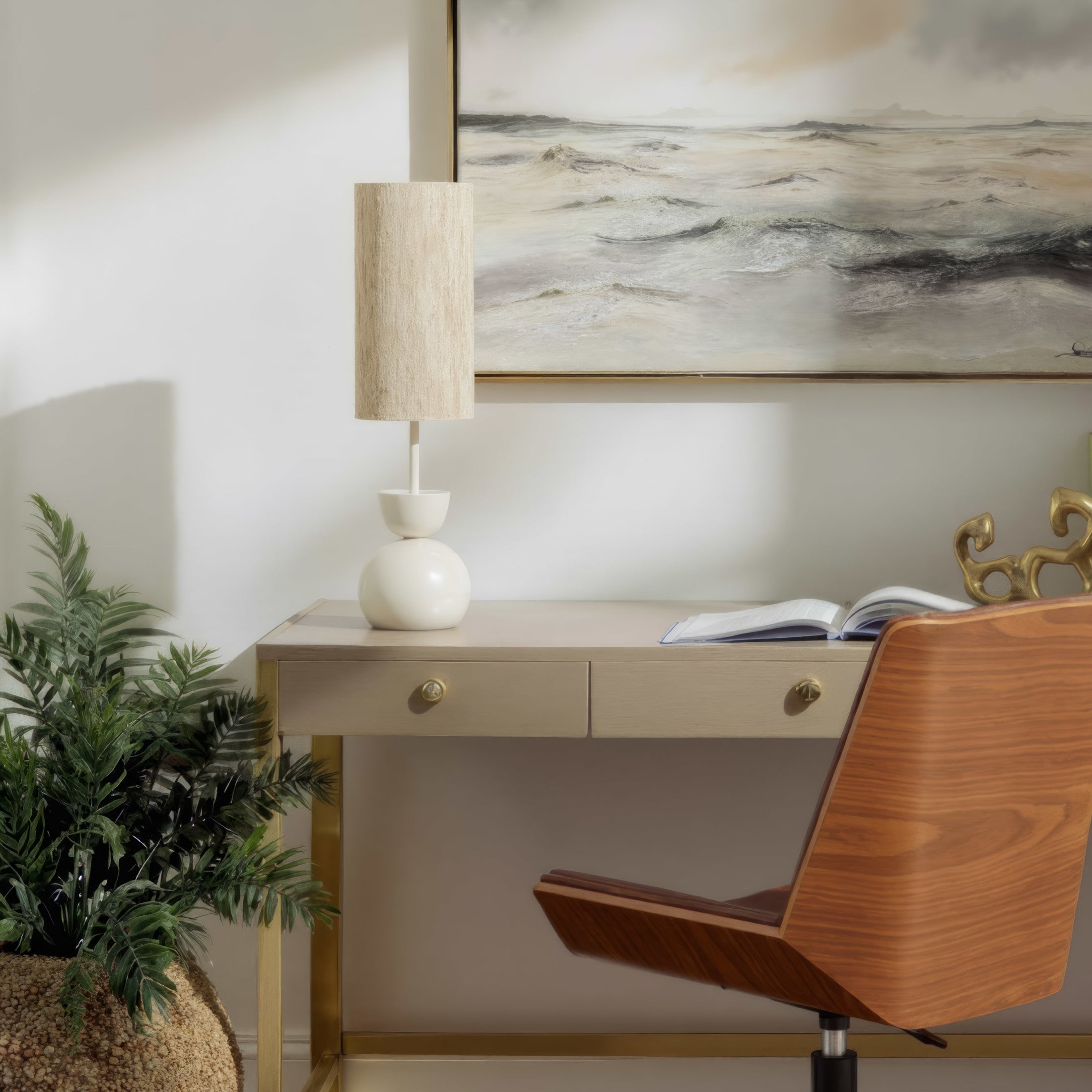 Gochi Table Lamp White