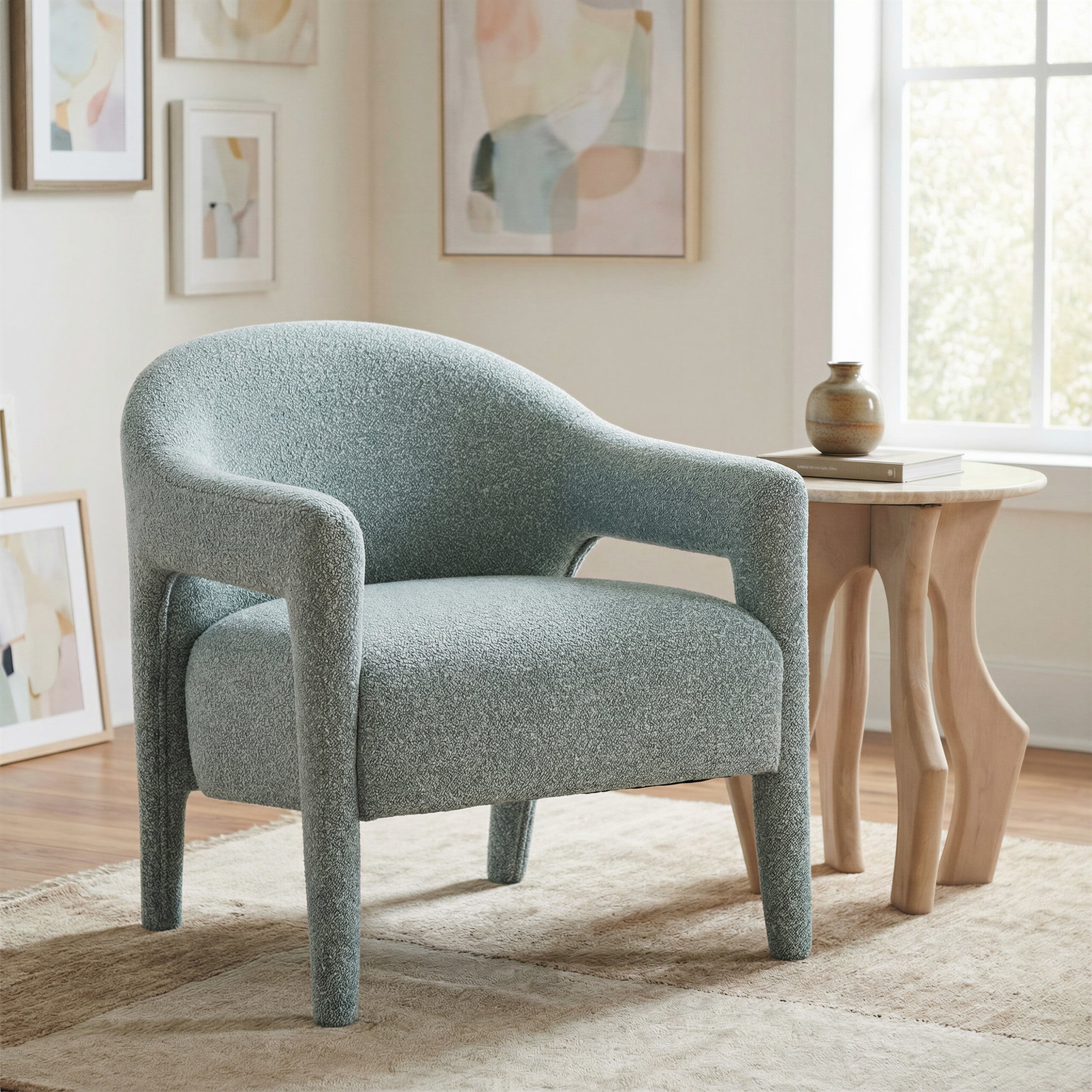 Eluma Accent Chair Dusty Teal