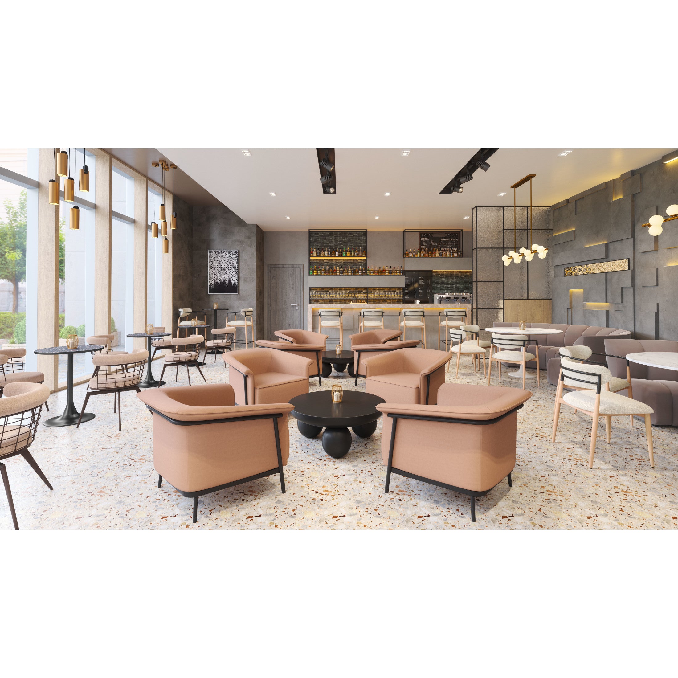 Burry Accent Chair Tan