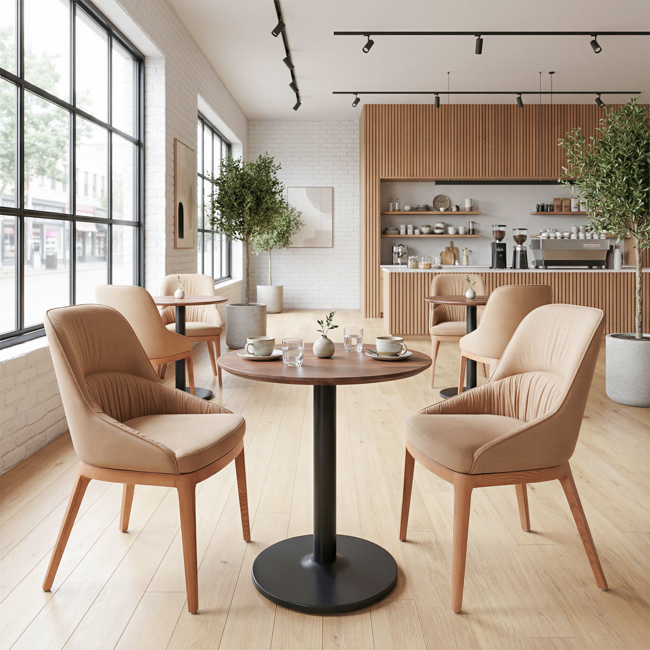 Alto Bistro Table Brown & Black