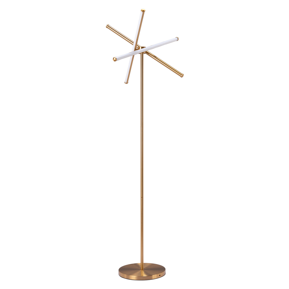 Garza Floor Lamp Brass