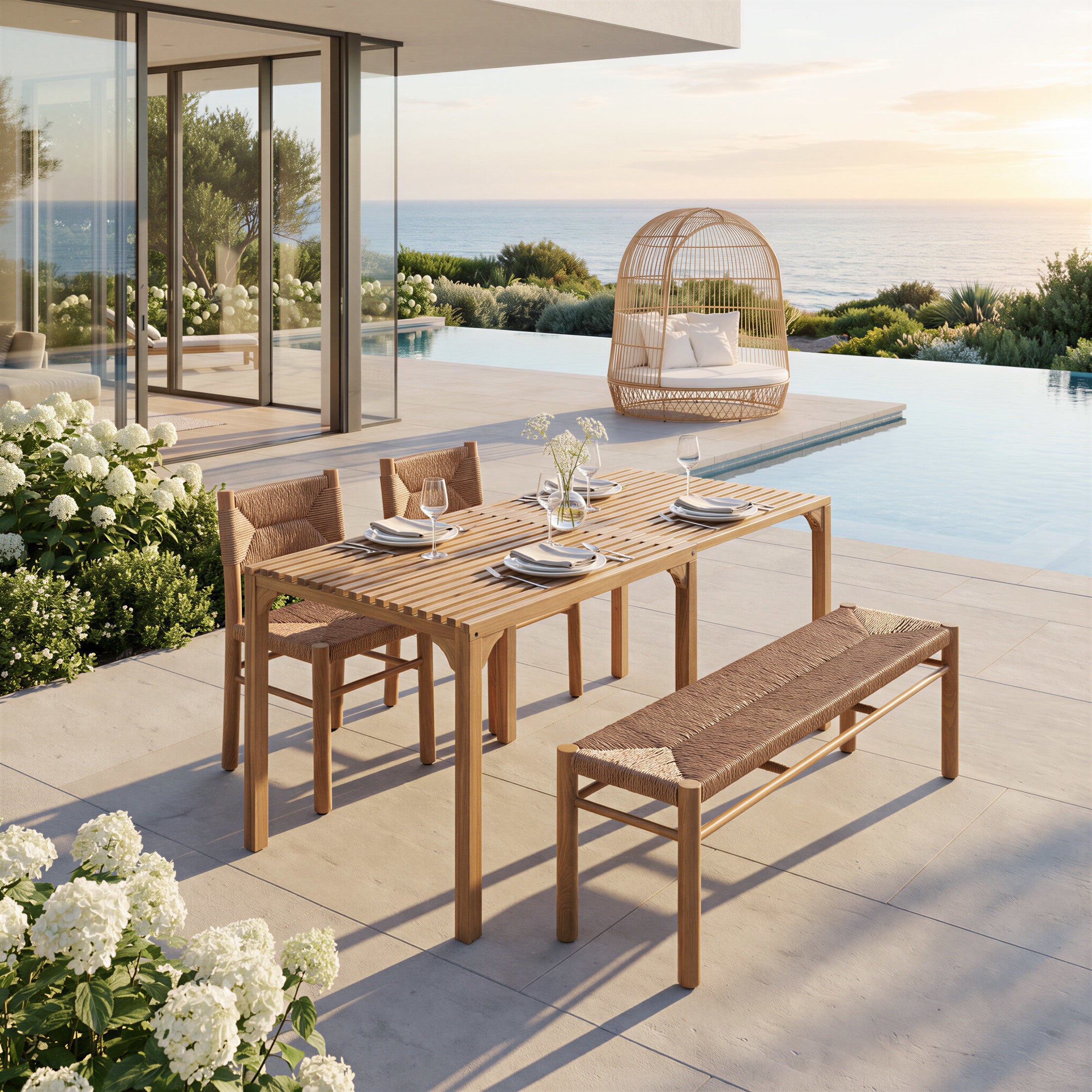 Iska Bench Natural