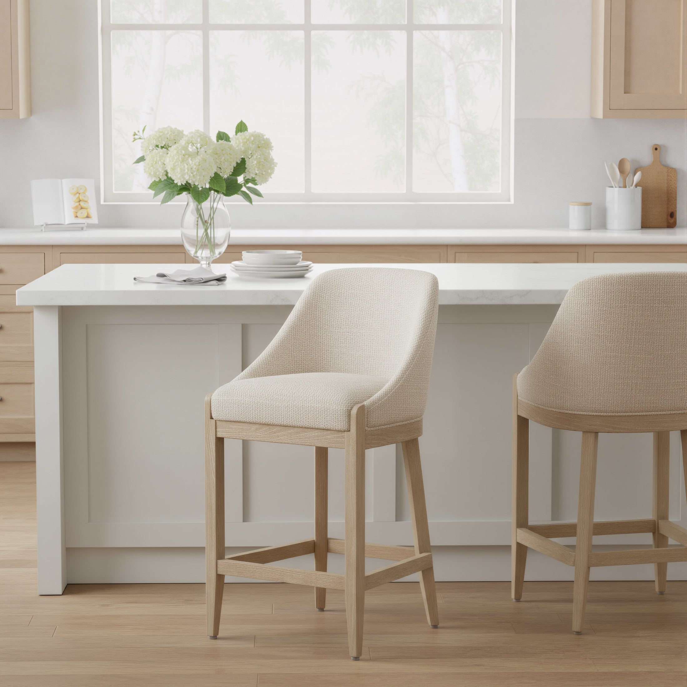 Calmo Counter Stool Beige