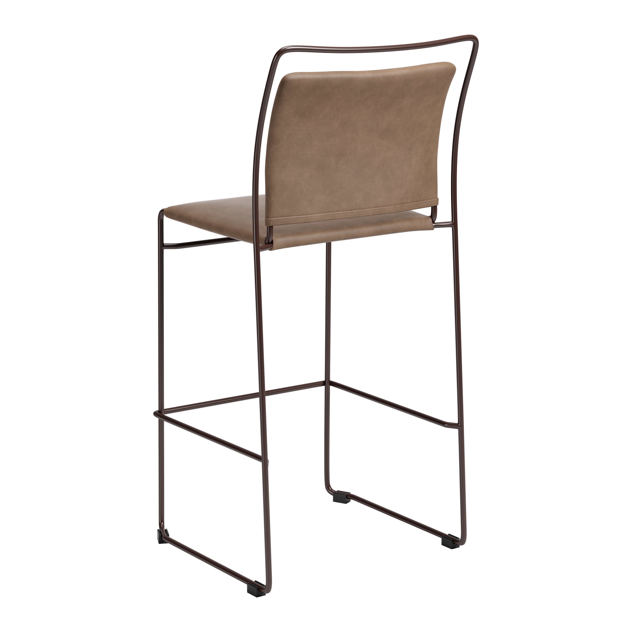 Verbena Barstool (Set of 2) Brown