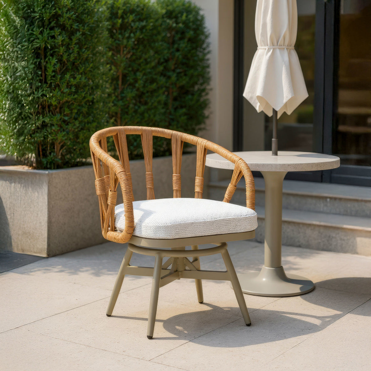 Safal Swivel Dining Chair Multicolor
