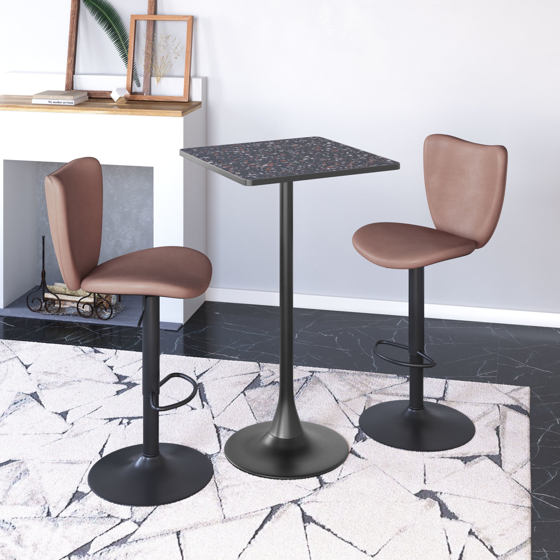 Elevate Barstool (Set of 2) Brown